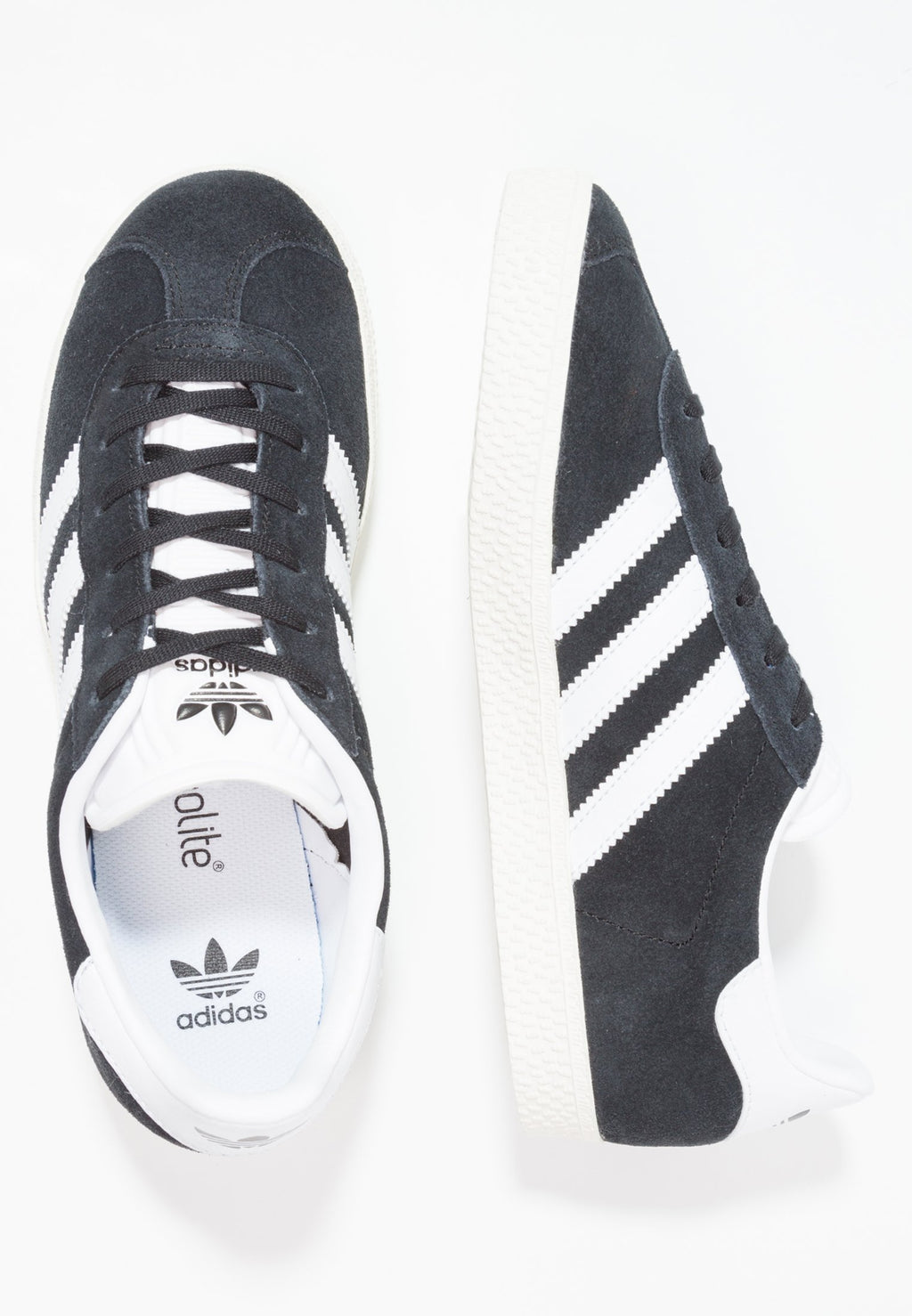 GAZELLE UNISEX - Trainers - core black/white/gold metallic