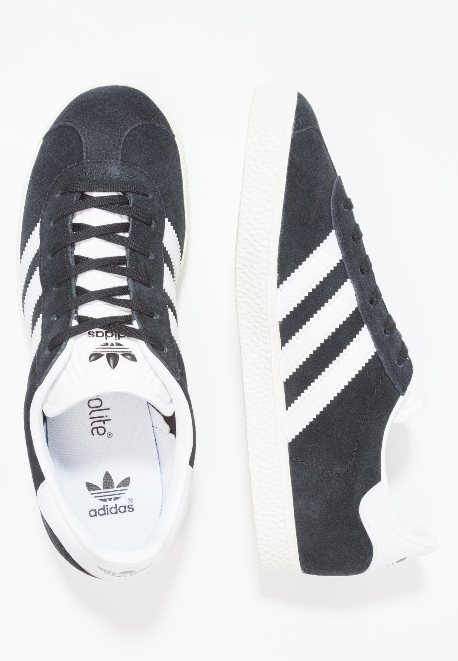 GAZELLE UNISEX - Trainers - core black/white/gold metallic