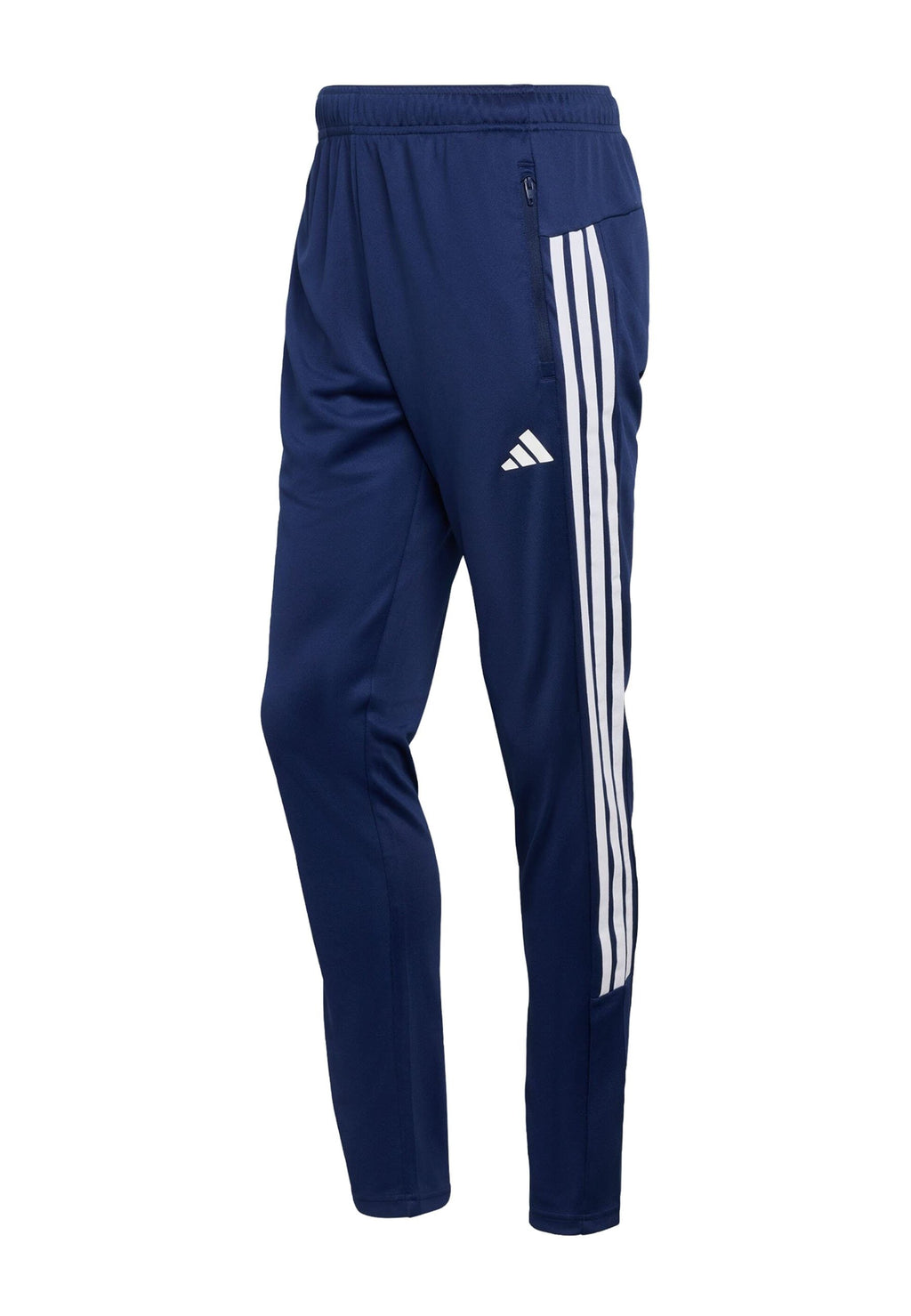 WORKOUT ESSENTIALS ALL-SET 3 STRIPES KNIT - Tracksuit bottoms - dark blue white