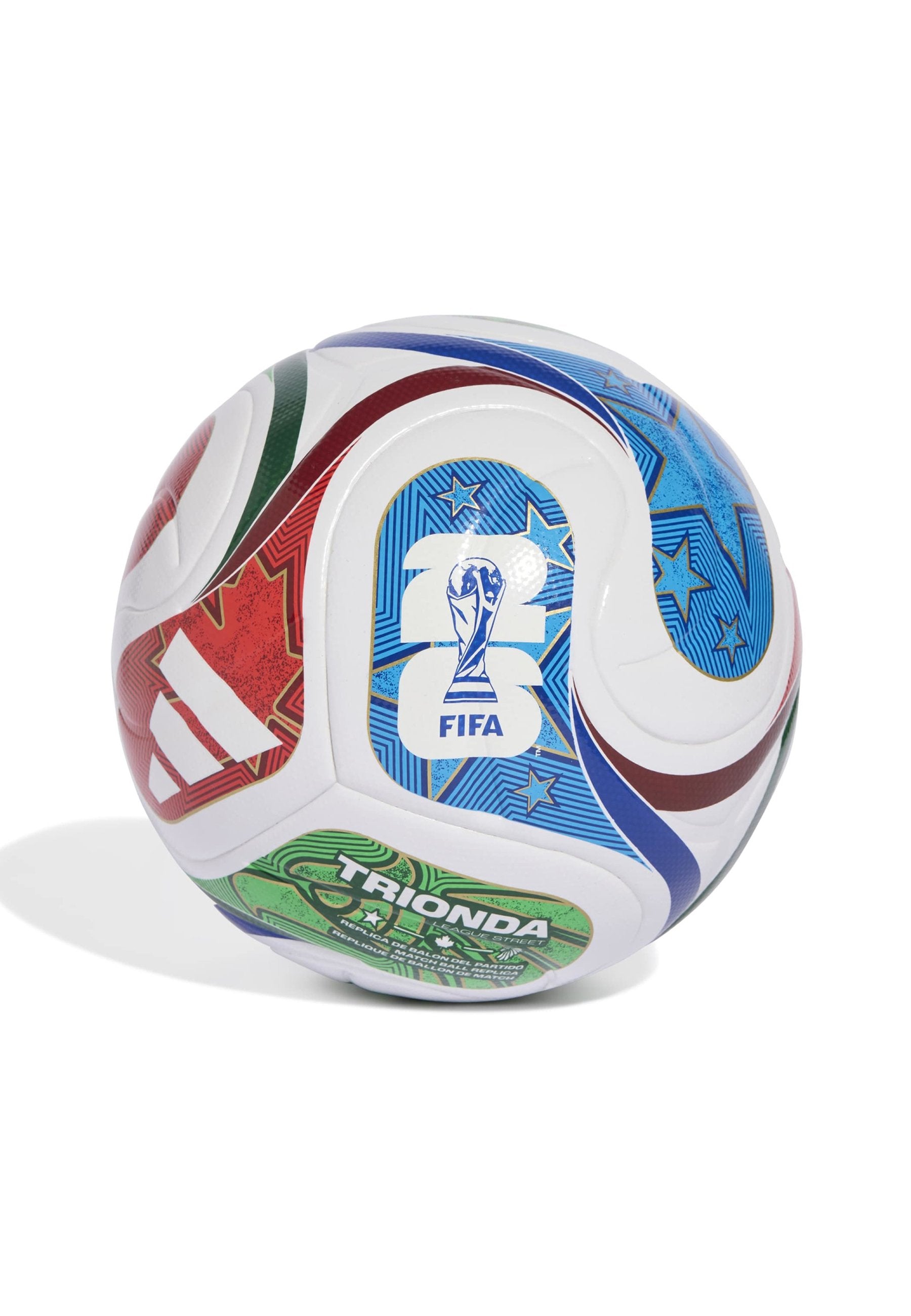 WORLD CUP 26 TRIONDA LEAGUE JUNIOR 350 - Football - white team royal blue solar blue power red