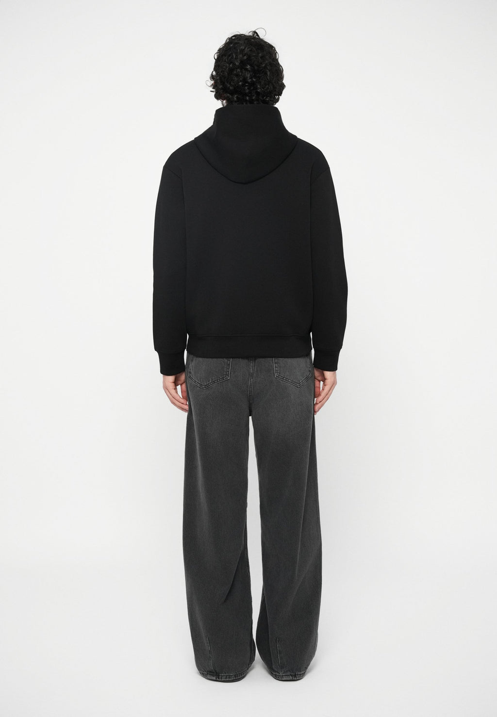 UNISEX - Zip-up sweatshirt - black