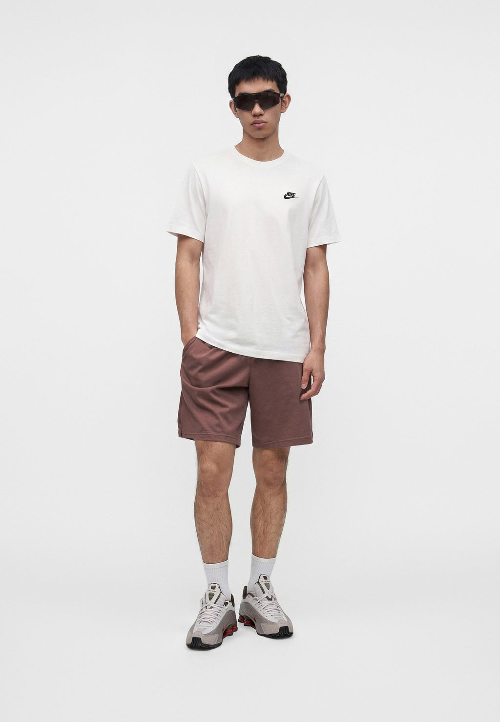 CLUB - Shorts - tattoo/white