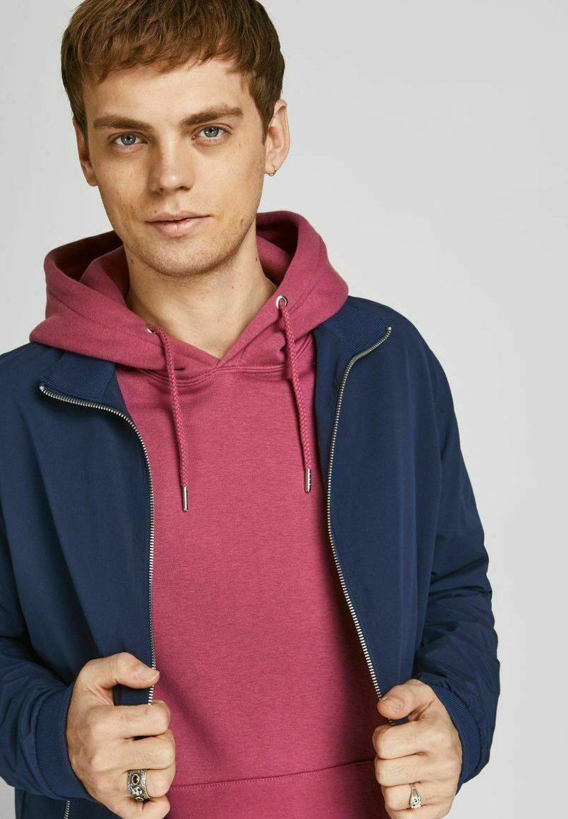 JJERUSH HARRINGTON - Bomber Jacket - navy blazer