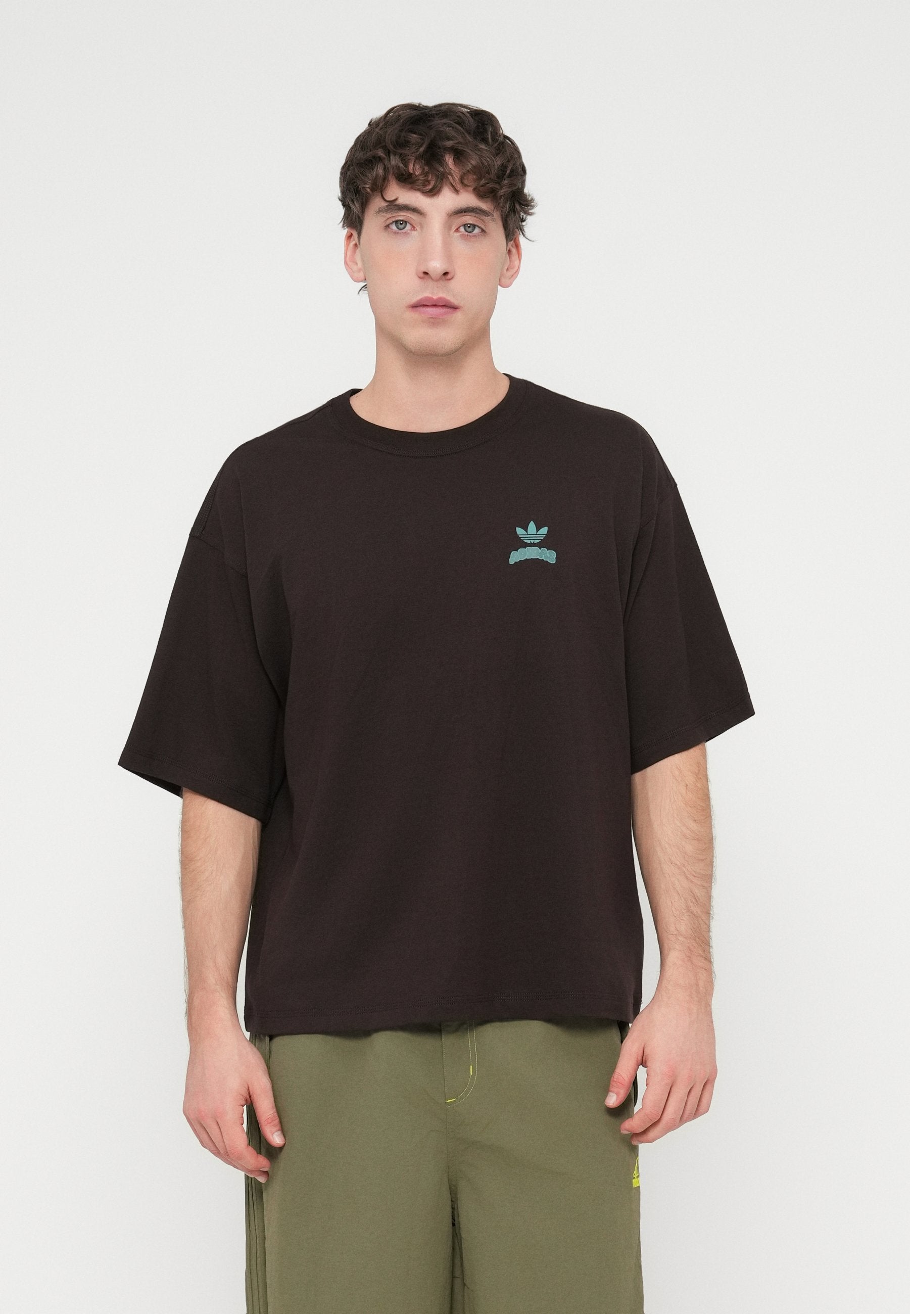 BURGER TEE - Print T-shirt - aurora coffee