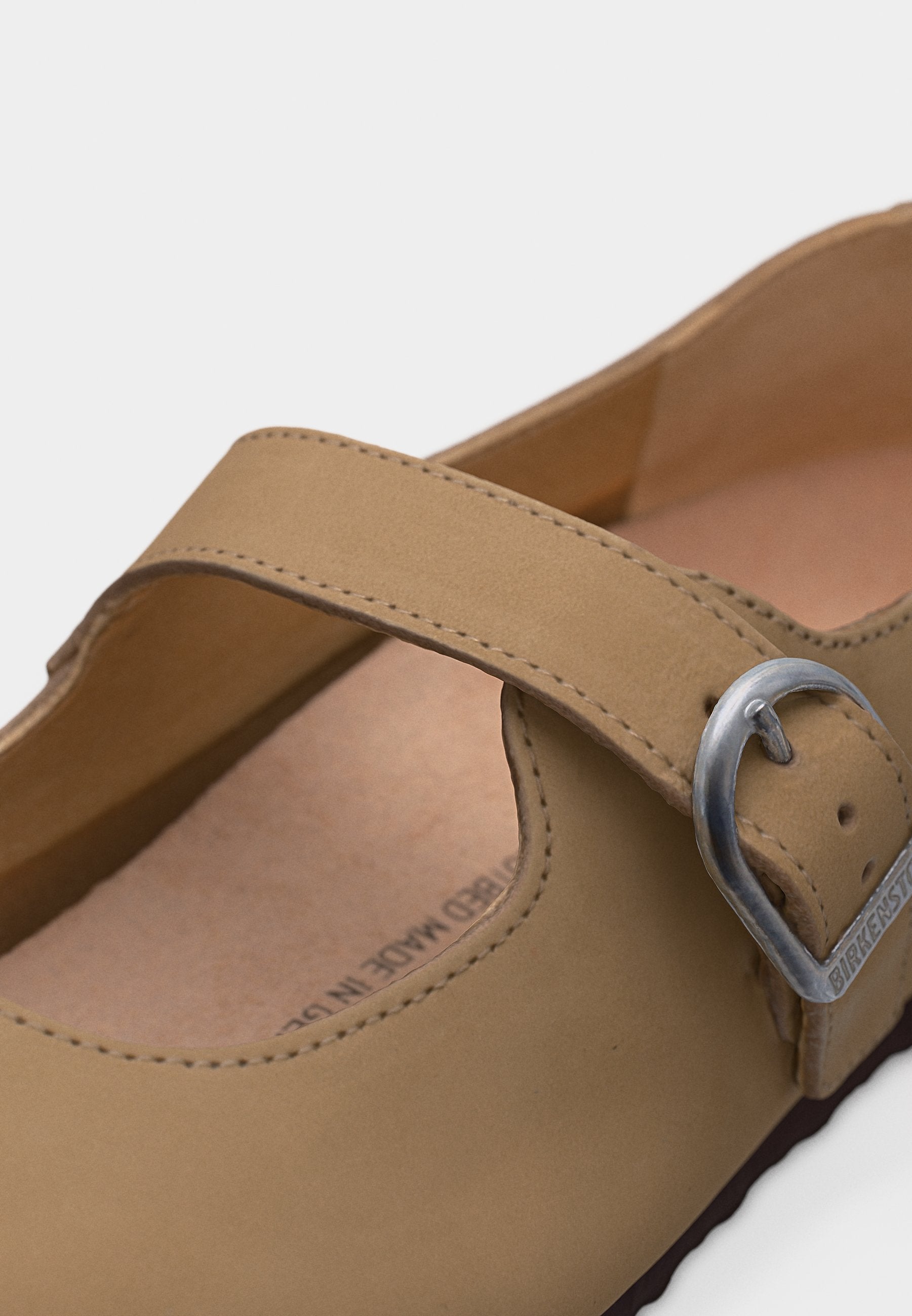 SANTA CLARITA LENB SANDCASTLES NARROW - Ankle strap ballet pumps - sandcastle