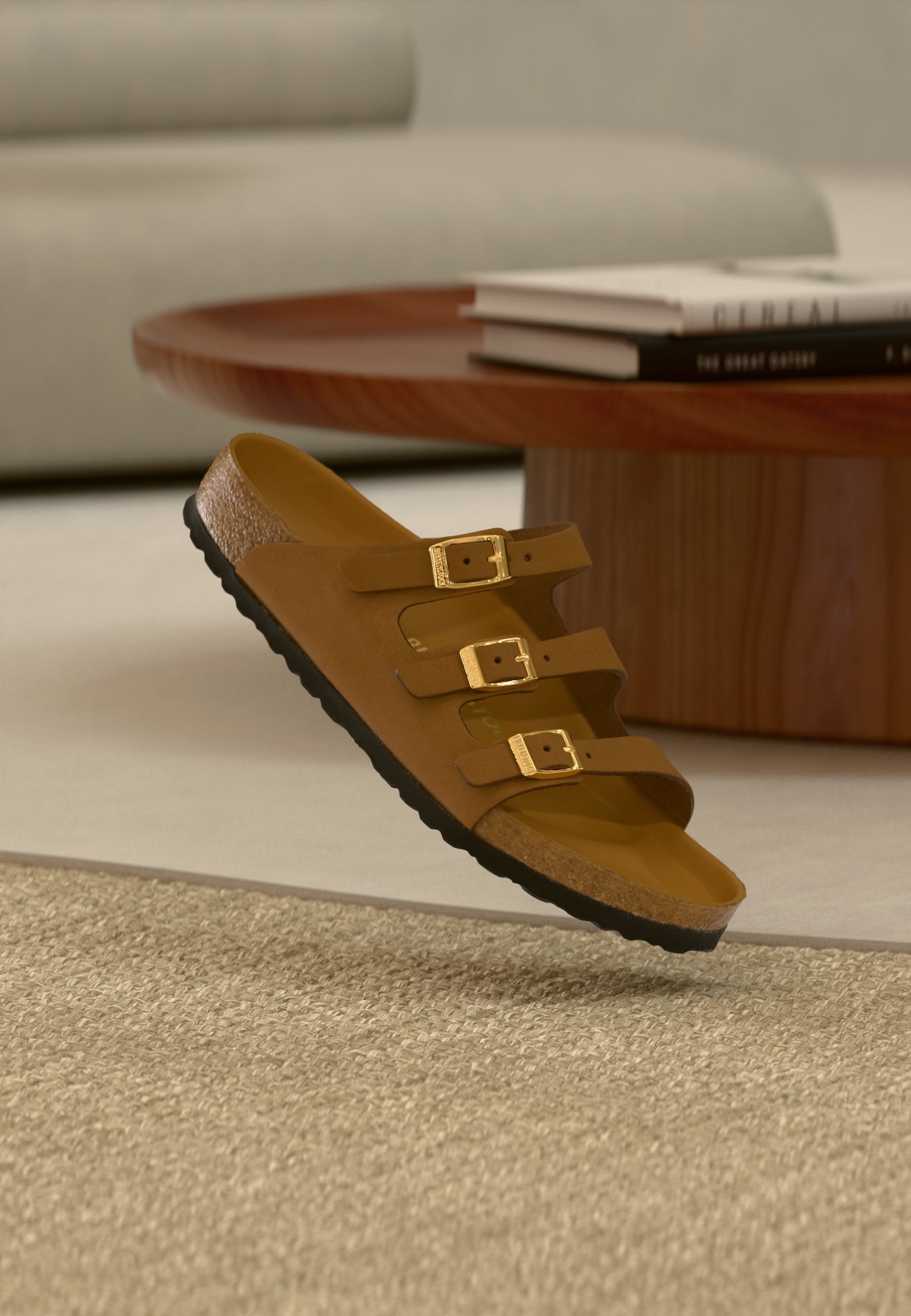 FLORIDA FR LENB MINK HEXN REGULAR - Sandals - brown