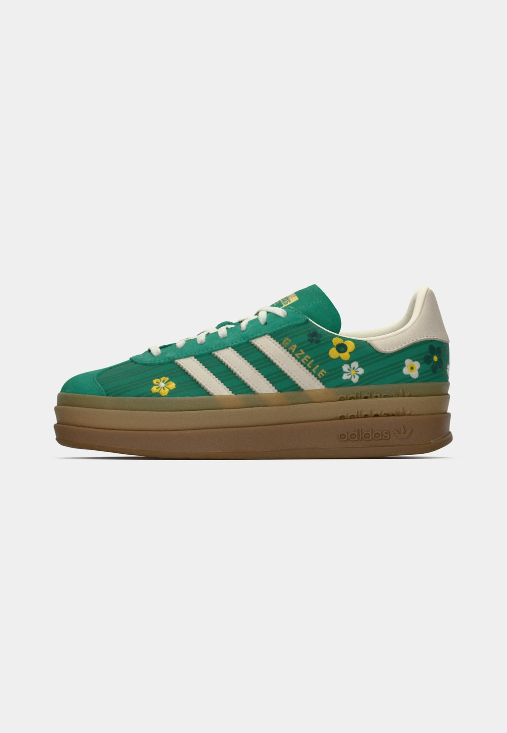 GAZELLE BOLD W X LIBERTY - Trainers - bold green/off white/eqt yellow
