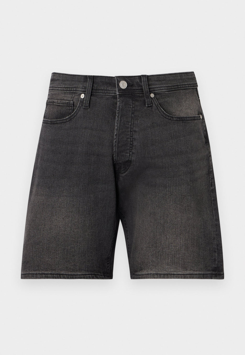 JJIRICK JJORIGINAL - Denim shorts - black denim
