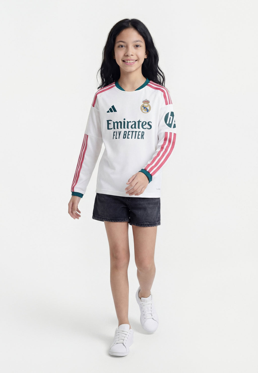 REAL MADRID HOME UZUN KOLLU UNISEX - Uzun kollu üst - beyaz