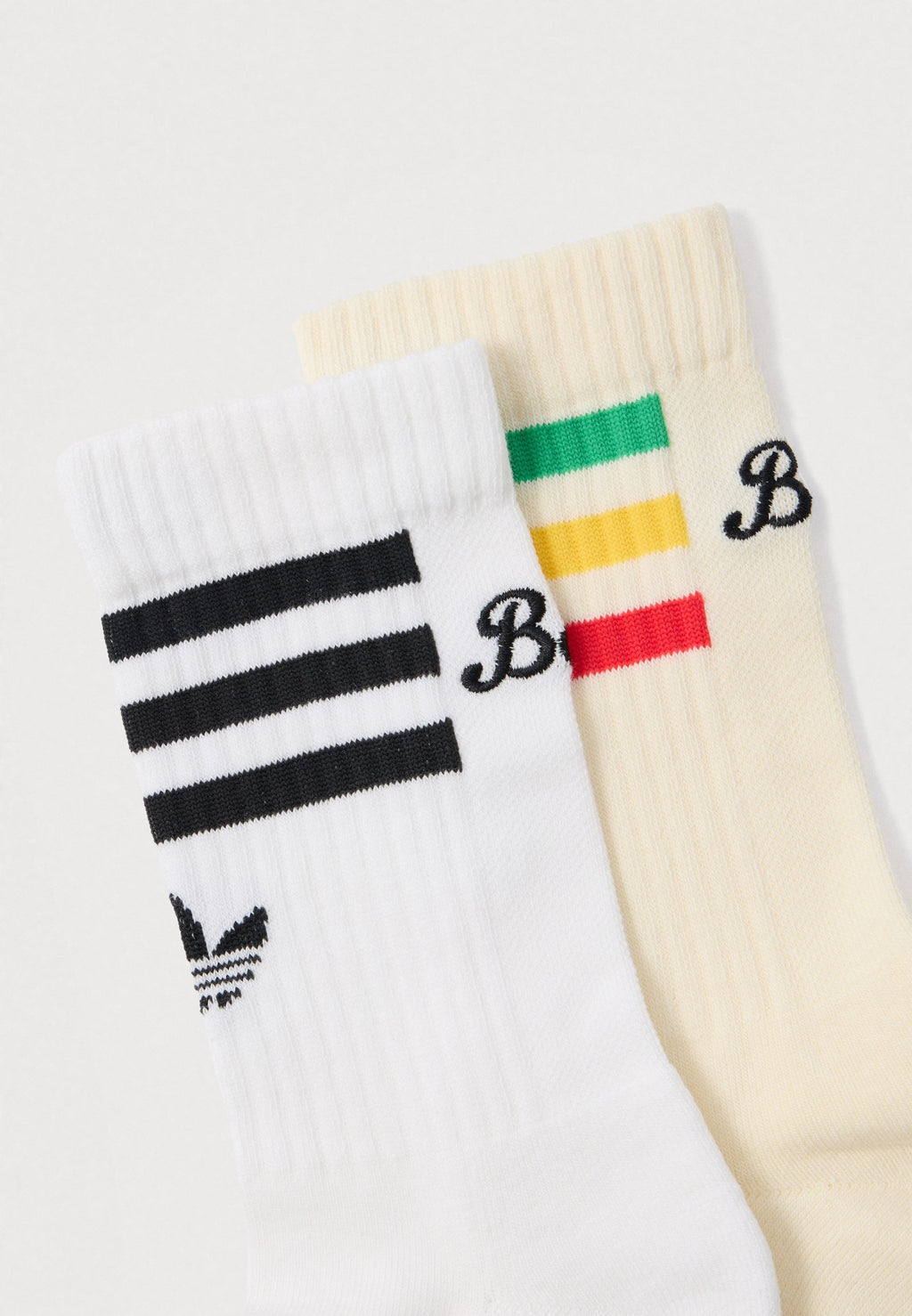 BOB MARLEY UNISEX 2 PACK - Sports socks - white/cream white