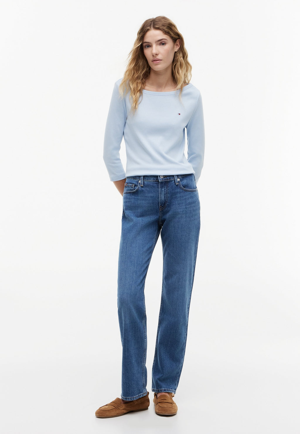 CODY - Long sleeved top - breezy blue