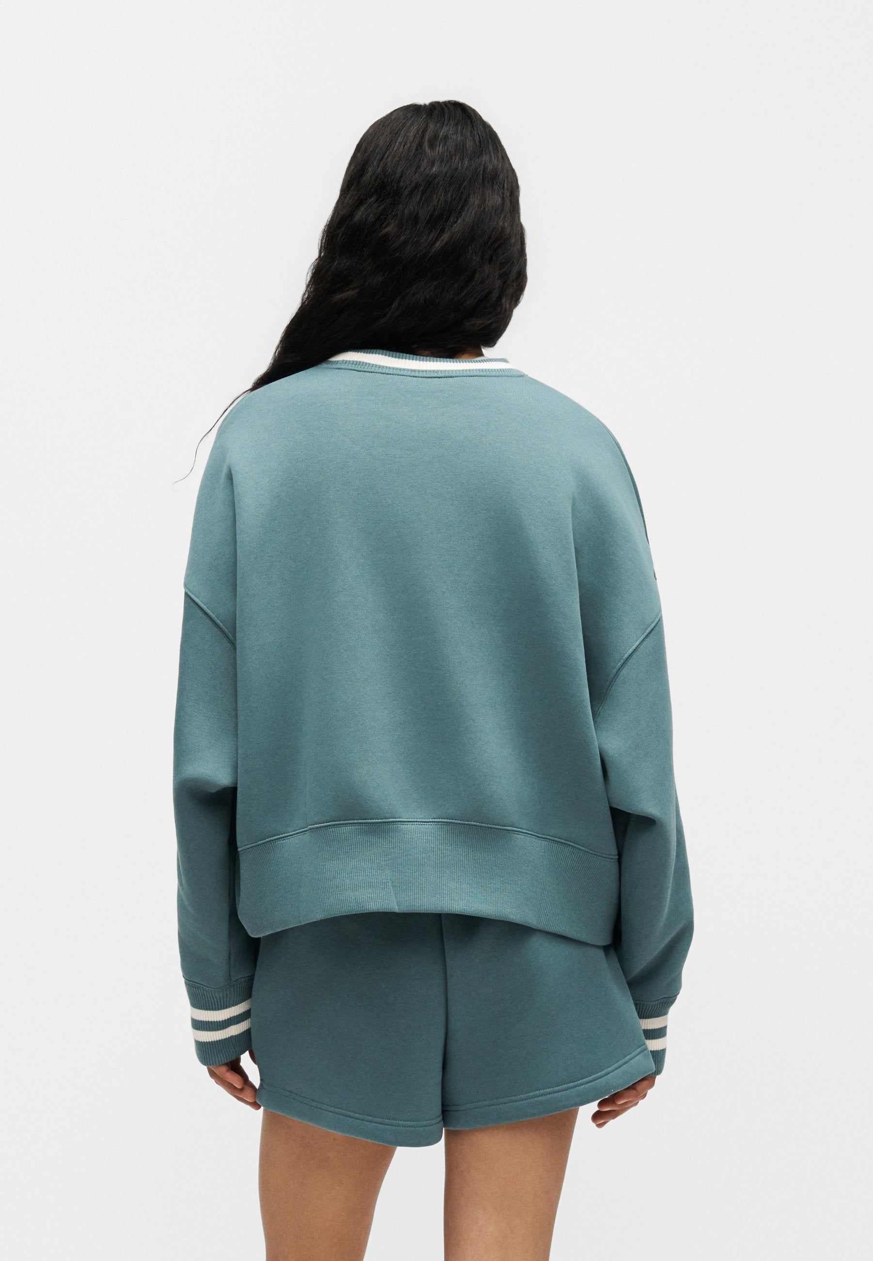 CREW - Sweatshirt - mineral slate