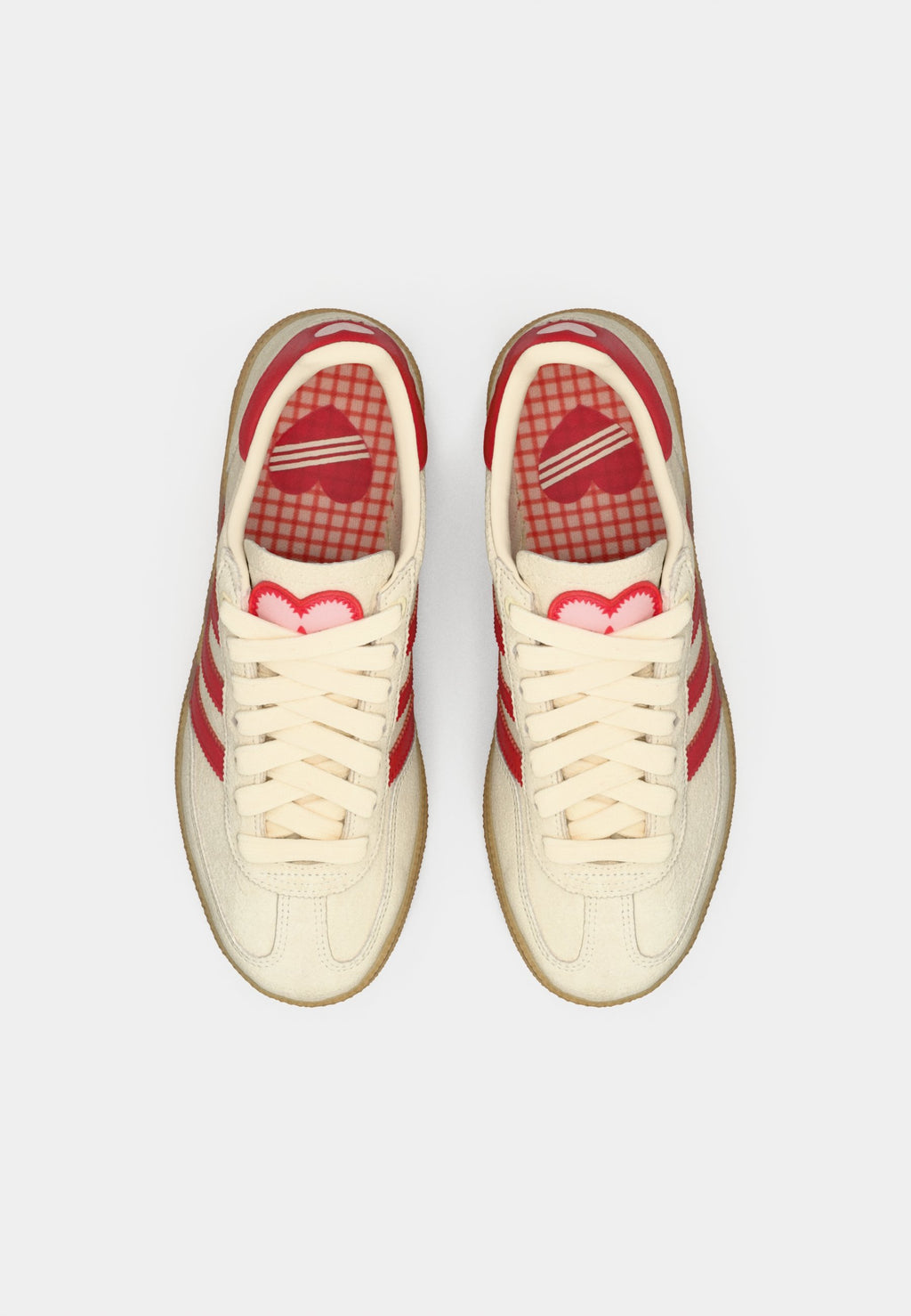 HANDBALL SPEZIAL UNISEX - Trainers - cream white/better scarlet/sandy pink
