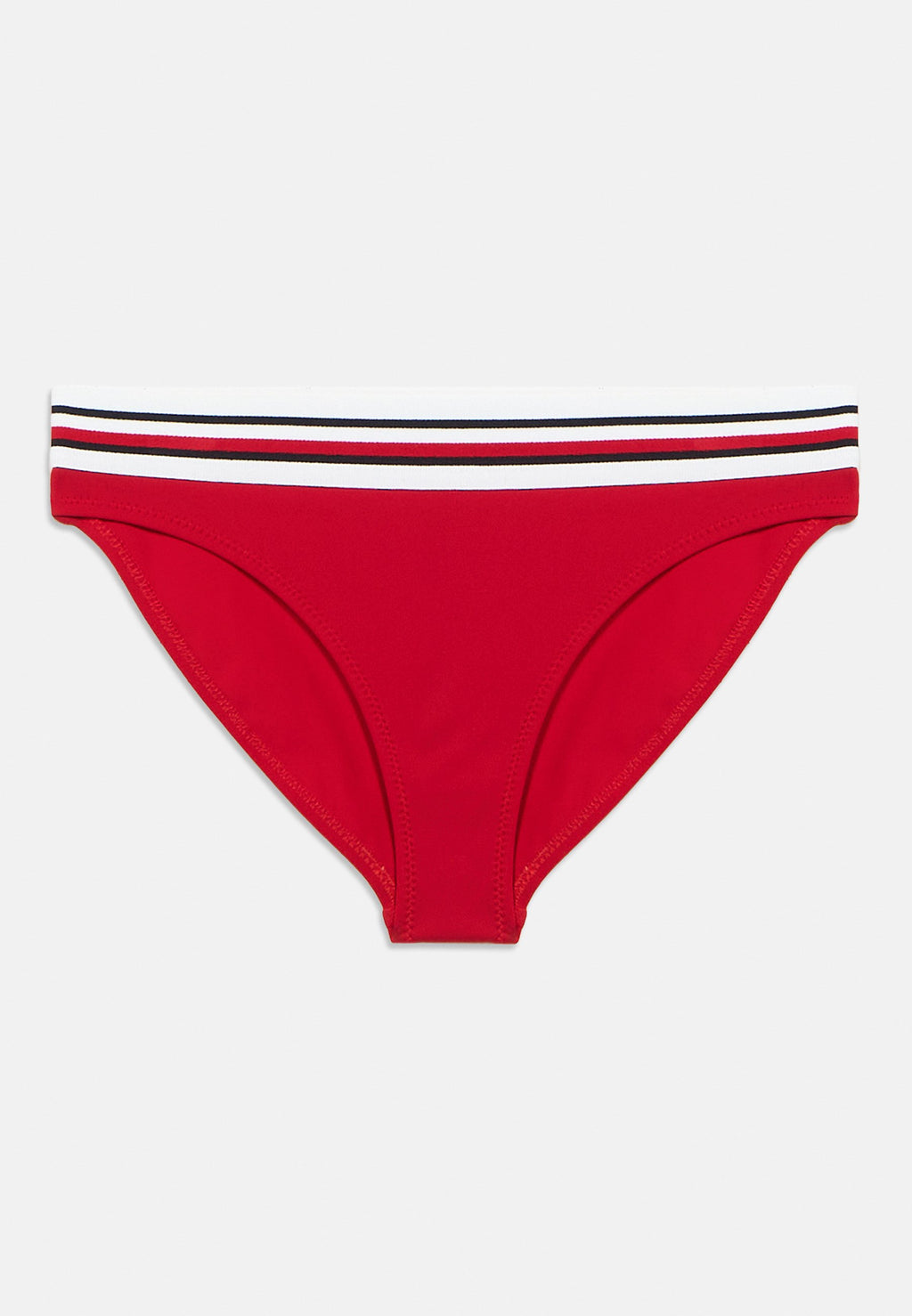 GLOBAL STRIPE BRALETTE AND BRIEFS SET - Bikini - primary red
