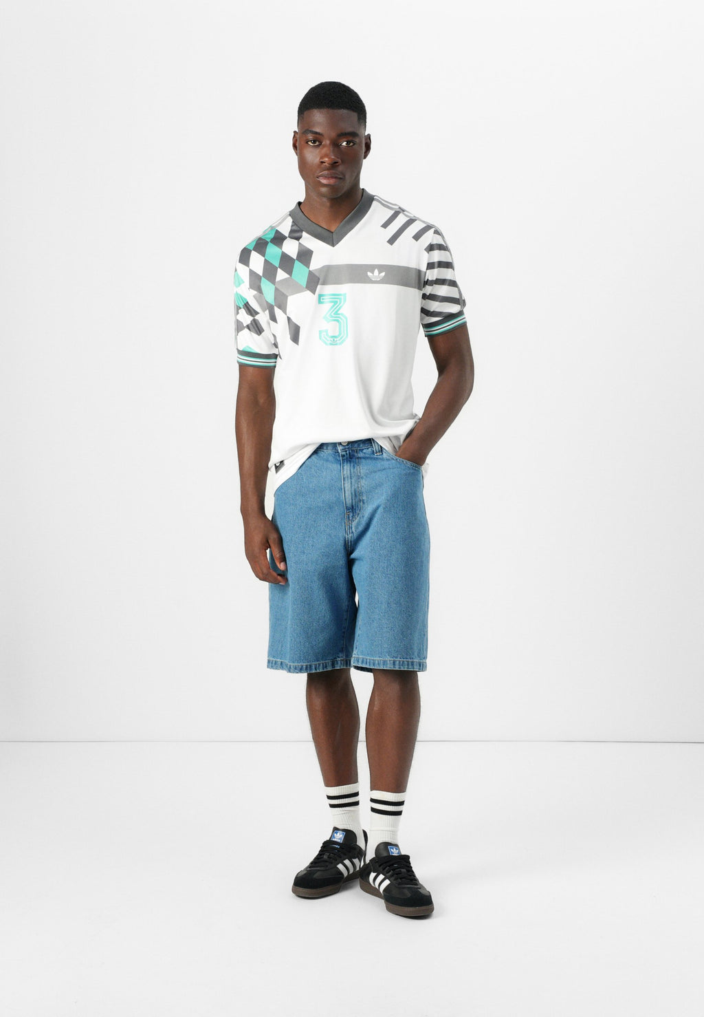 WAVE UNISEX - Print T-shirt - white