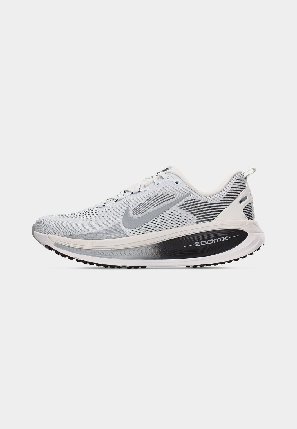 VOMERO 18 - Road running shoes - summit white/metallic silver-coloured/black/off white