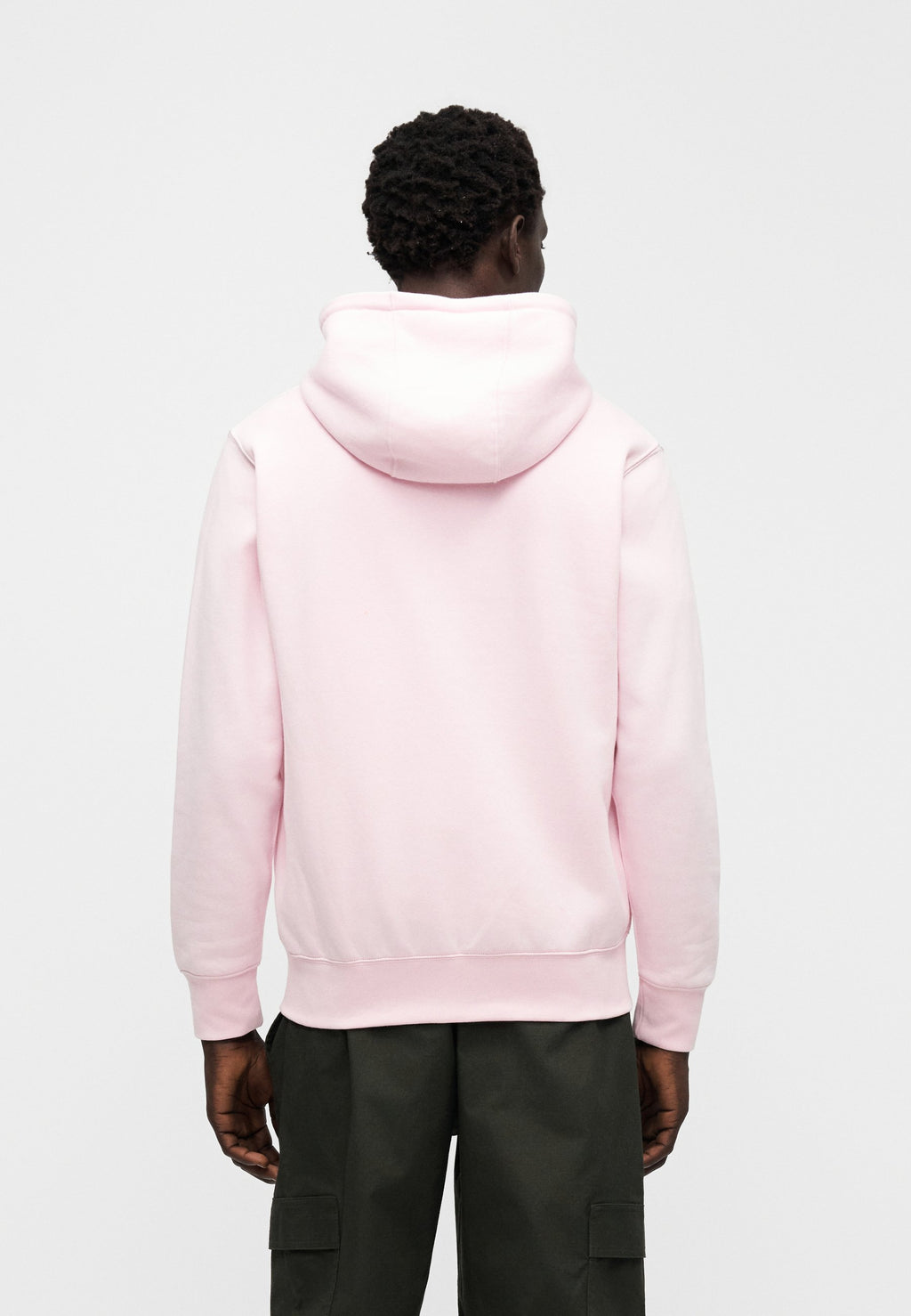 KAPÜŞONLU - Tam fermuarlı sweatshirt - pembe köpük/beyaz