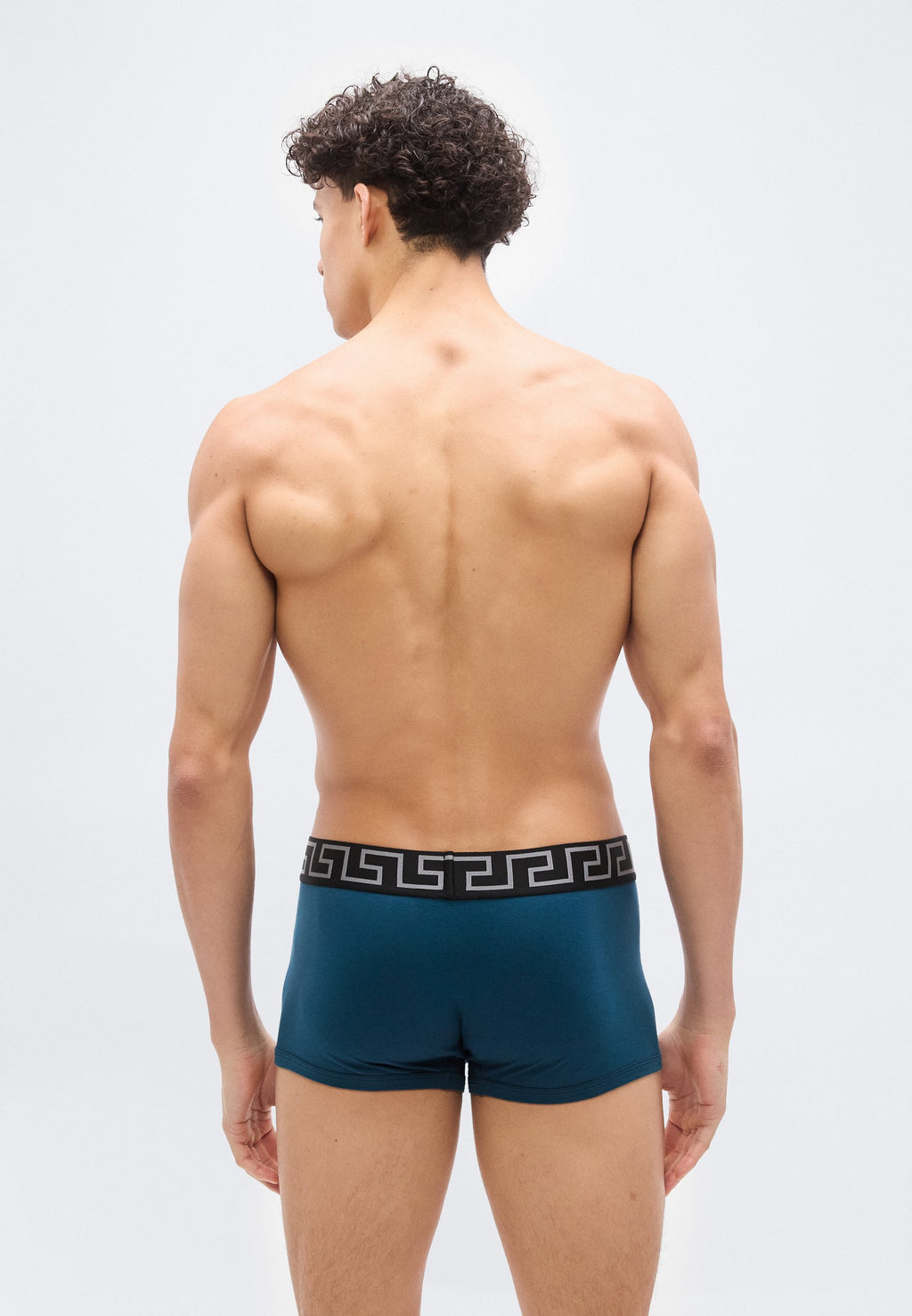 UNDERPANTS LOW RISE TRUNK - Trunks - petrol blue/nero/silver-coloured