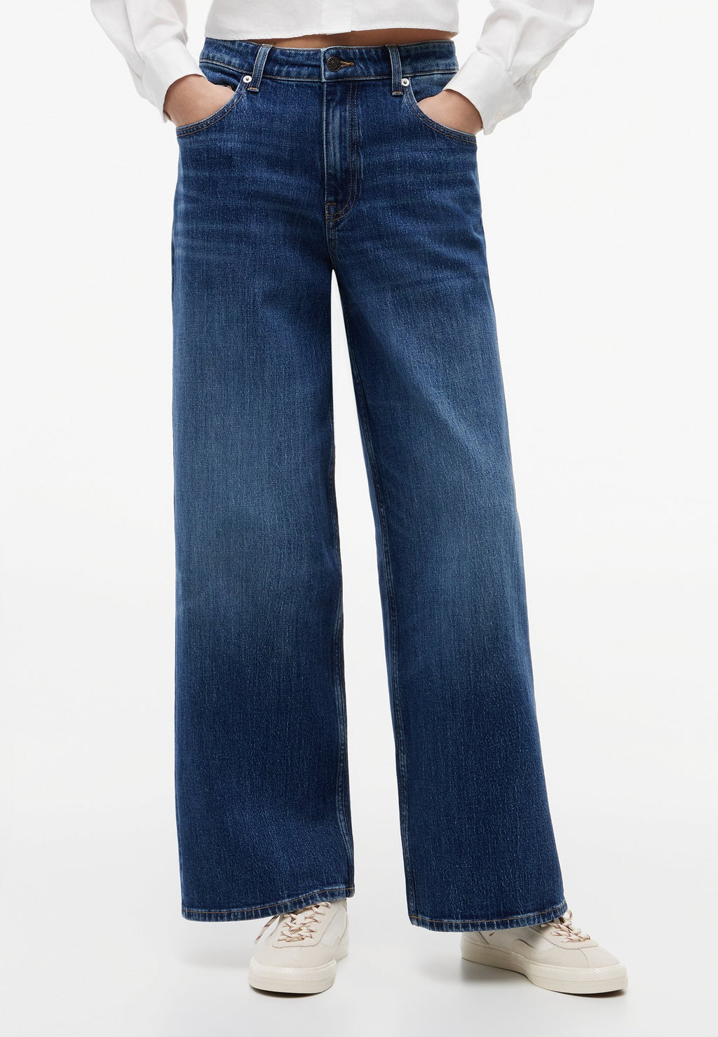 CHARLIE - Jean coupe décontractée - denim foncé