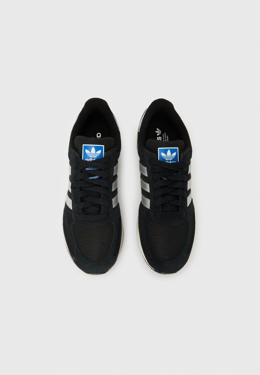 LA TRAINER OG UNISEX - Baskets basses - core black/silver-coloured/off white
