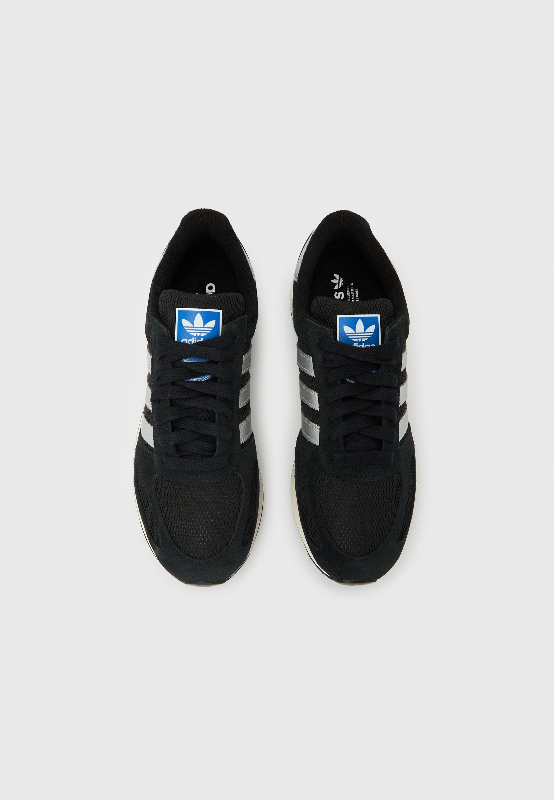 LA TRAINER OG UNISEX - Baskets basses - core black/silver-coloured/off white