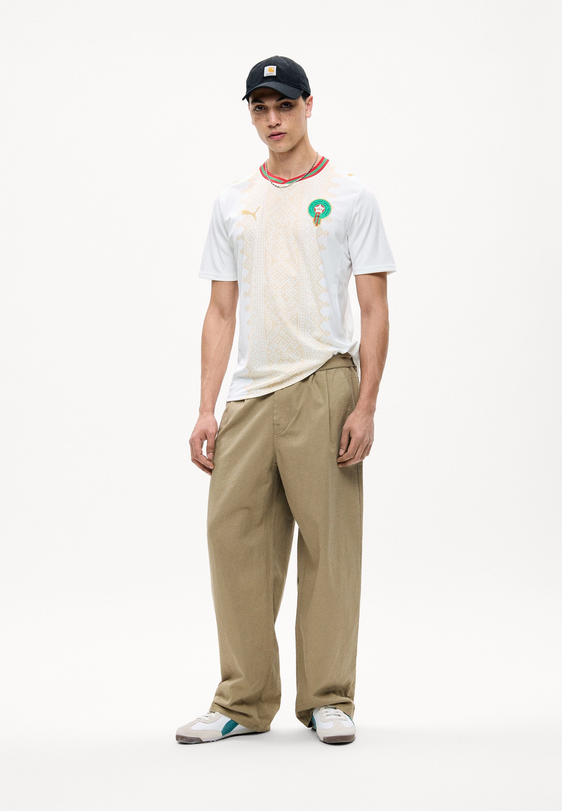 MOROCCO FRMF AWAY REPLICA - Sports T-shirt - white/victory gold-coloured