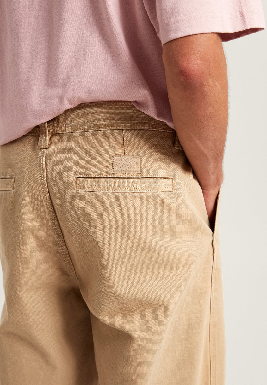 AUTHENTIC CHINO PIGMENT OVERDYE PANTS - Trousers - incense