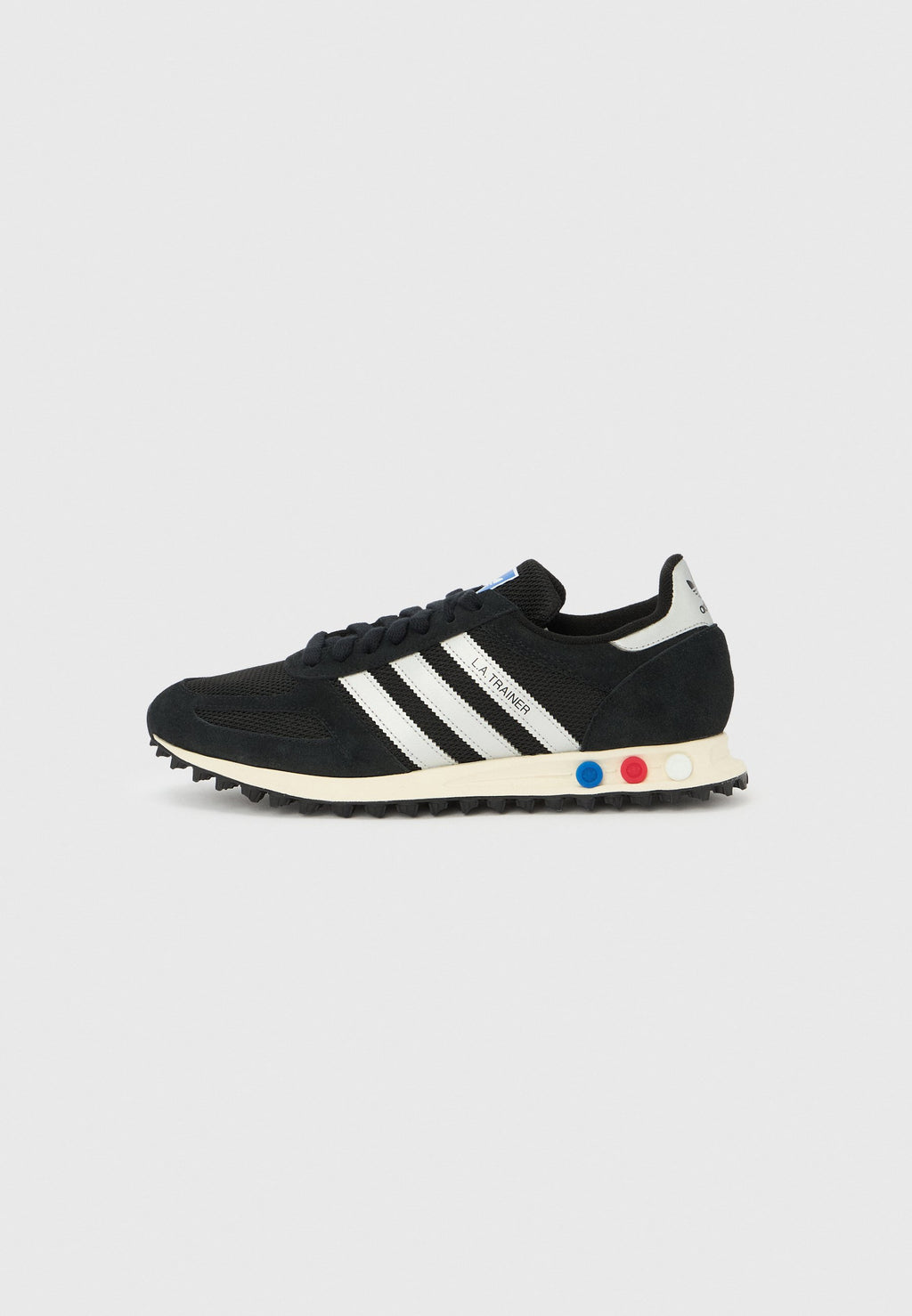 LA TRAINER OG UNISEX - Baskets basses - core black/silver-coloured/off white