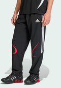 TEAMGEIST - Tracksuit bottoms - black   white