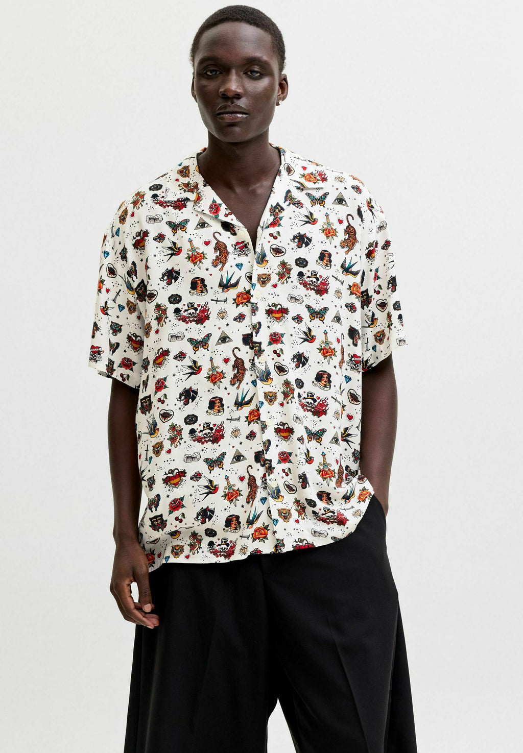 Resort Relaxed Fit - Shirt - antique white