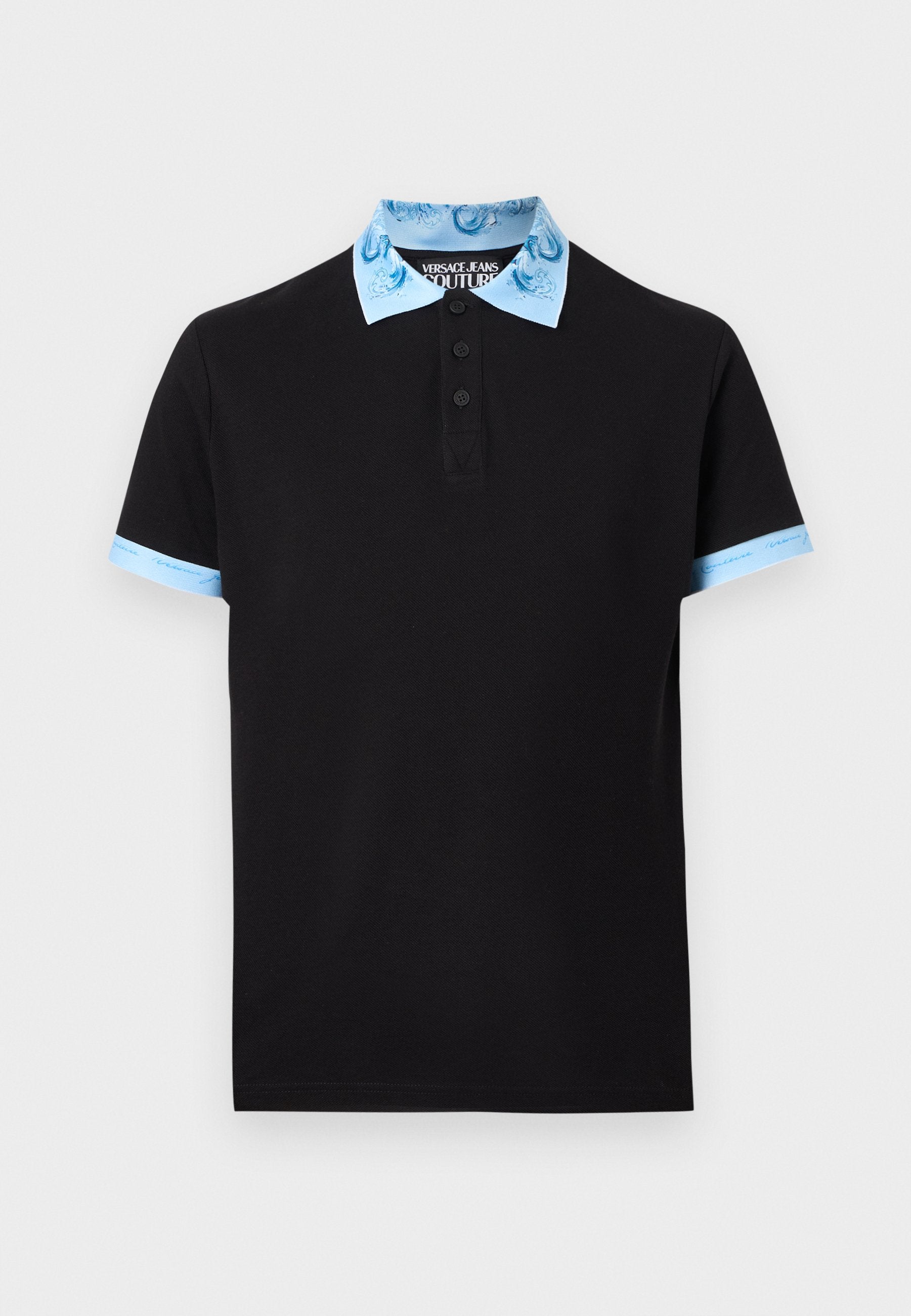 BAROQUE WAVE - Polo shirt - black