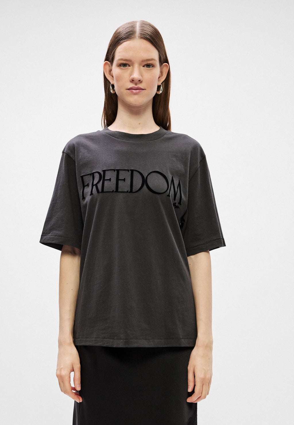 EREGULAR - Print T-shirt - open grey