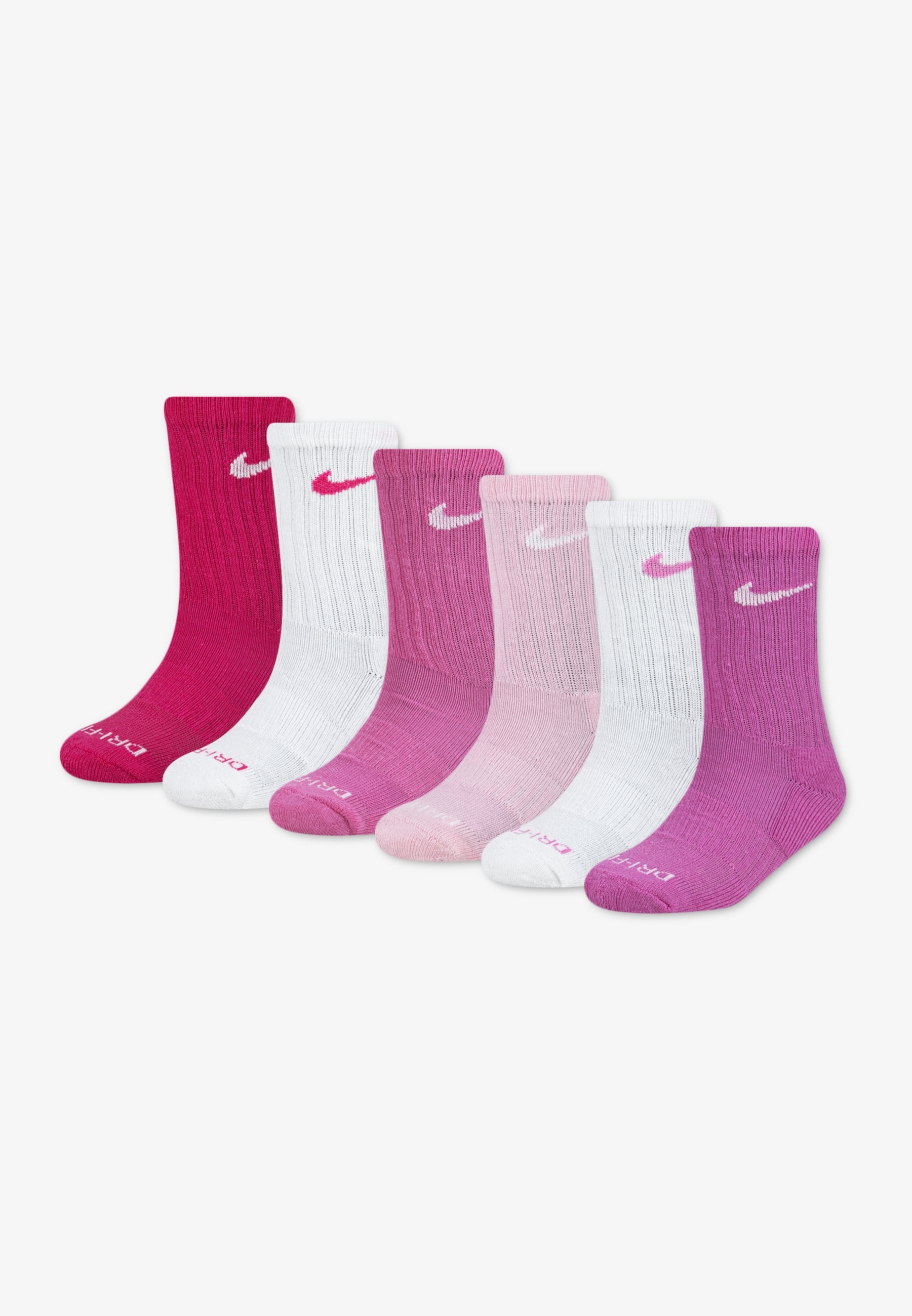 PERFORMANCE BASIC CREW 6 PACK - Socks - vivid pink