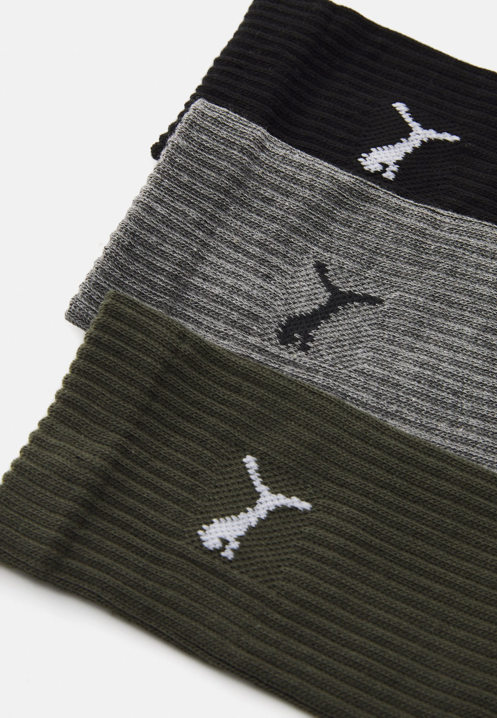 CREW SOCK UNISEX 6 PACK - Sports socks - brown/green