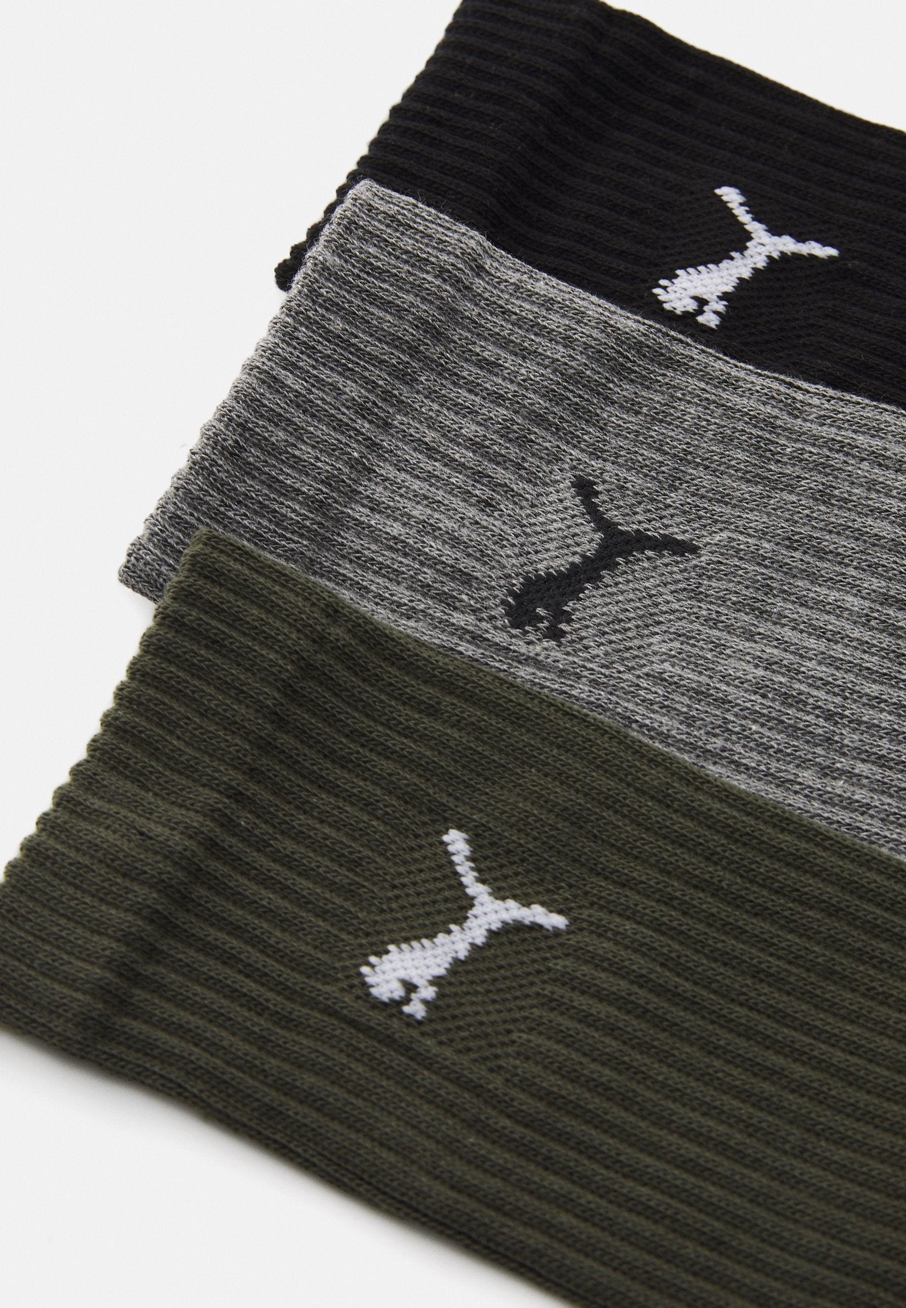 CREW SOCK UNISEX 6 PACK - Sports socks - brown/green