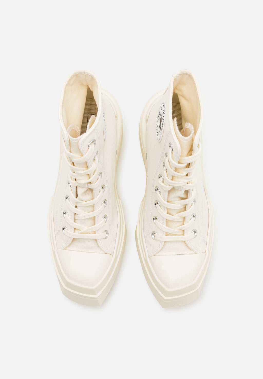 CHUCK 70 DE LUXE WEDGE - High-top trainers - egret/black/white