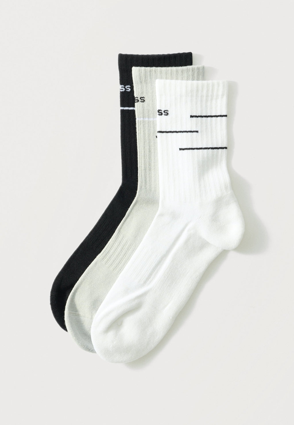 3 PACK - Socks - black/white/grey