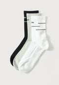 3 PACK - Socks - black/white/grey