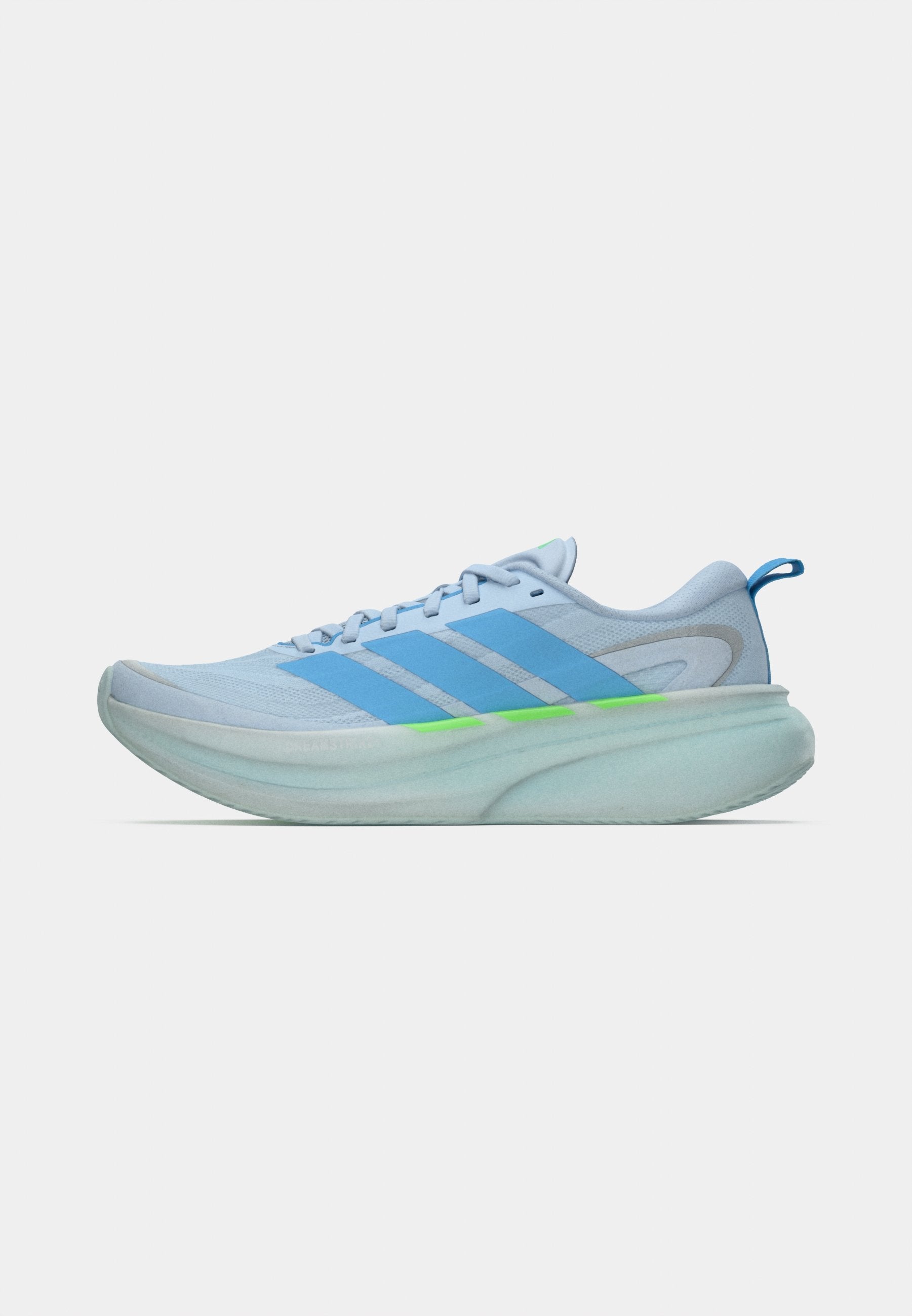SUPERNOVA GLIDE W - Road running shoes - crystal sky/blue burst/lime burst