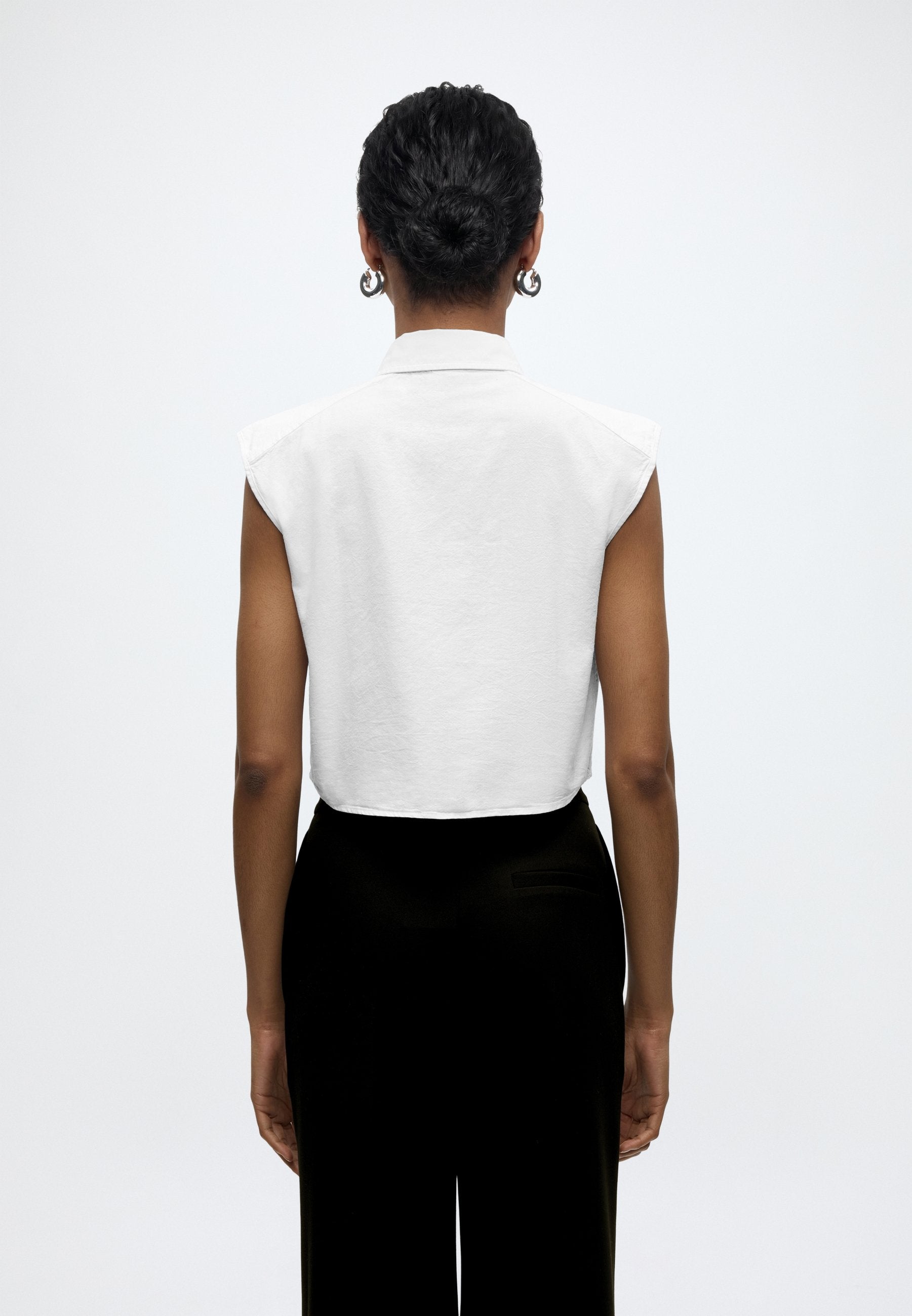 ESTATE - Button-down blouse - white