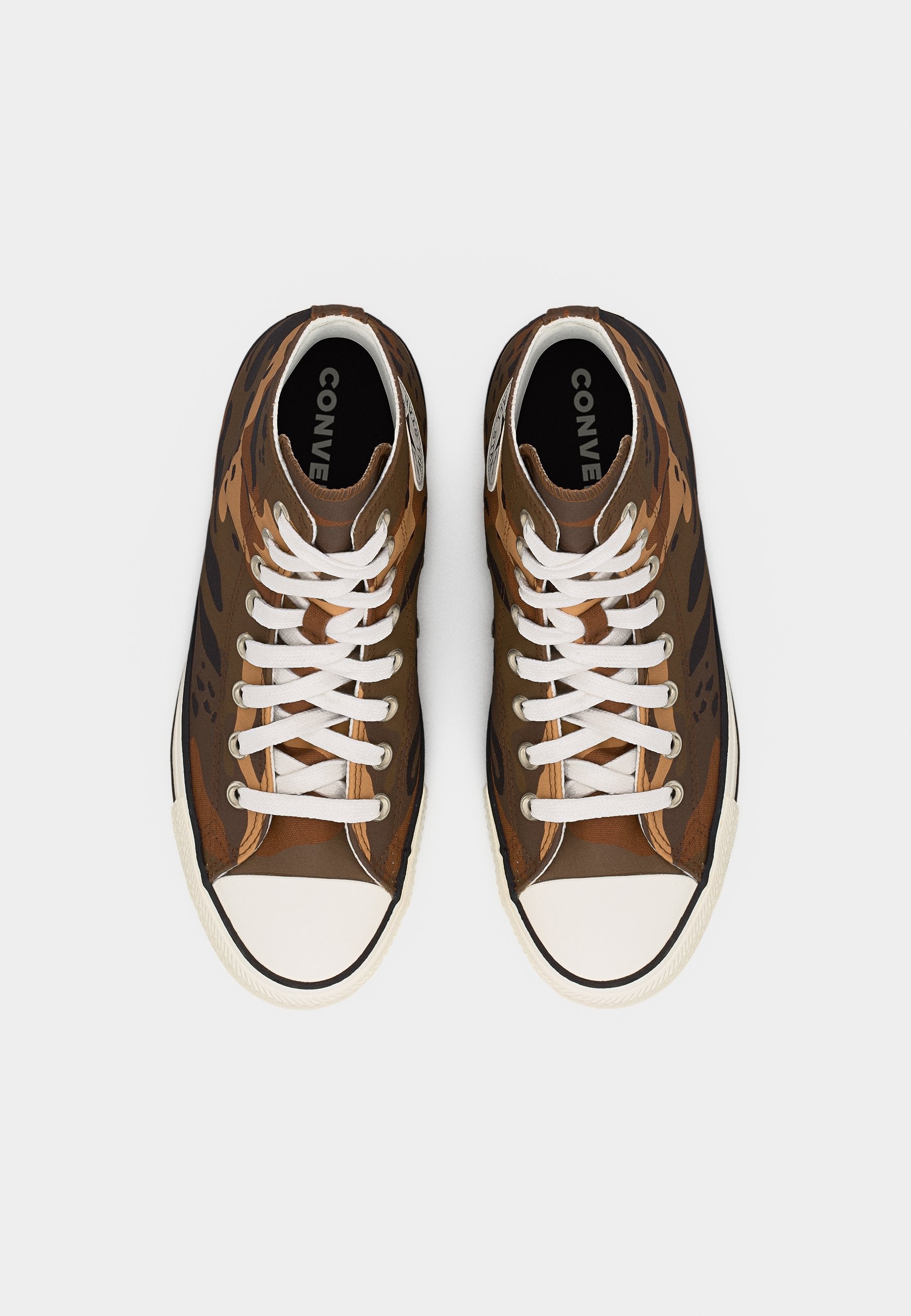 CHUCK TAYLOR ALL STAR WIDE UNISEX - High-top trainers - dark whiskey/vintage white/black