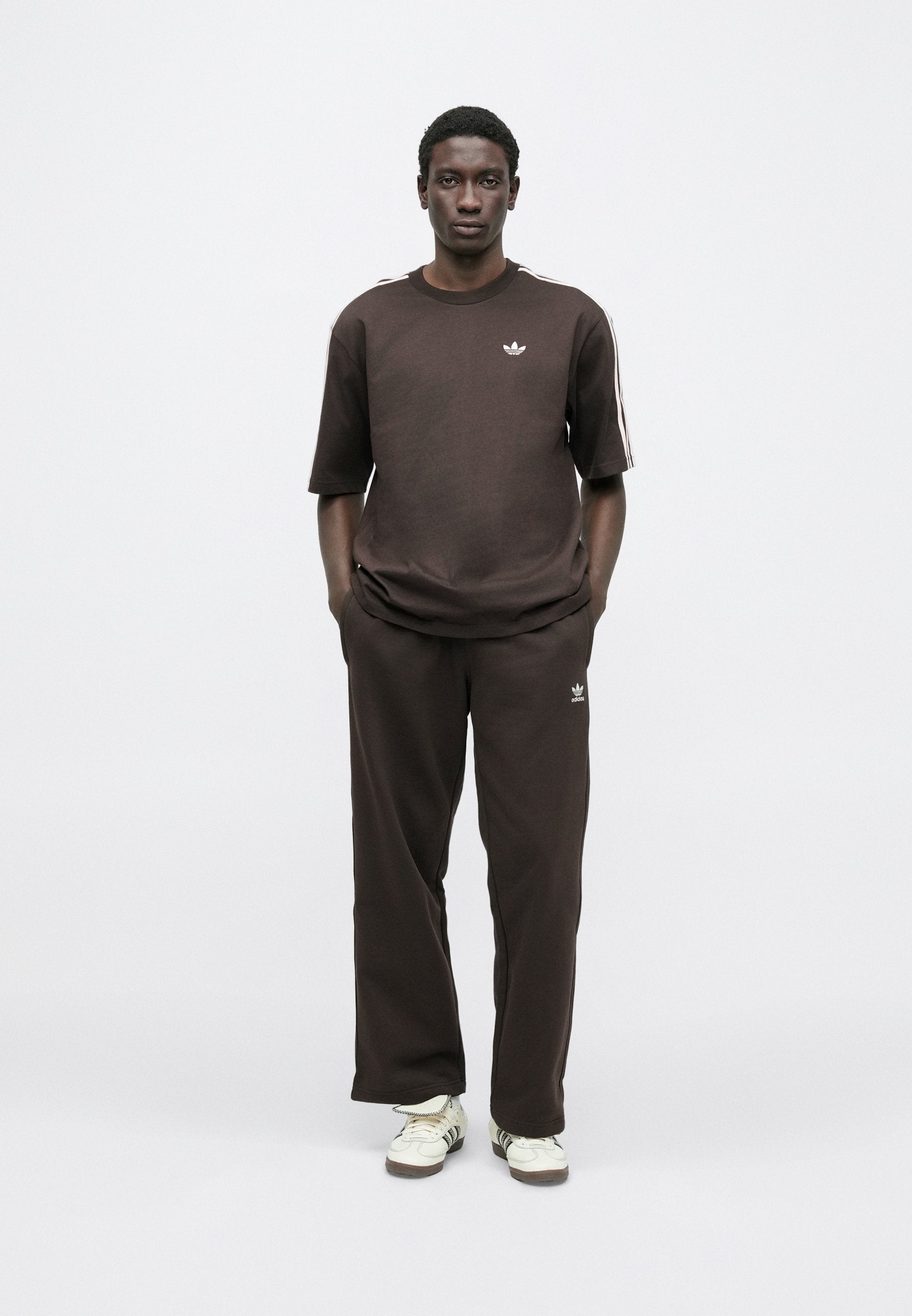 سروال رياضي LOOSE UNISEX - قهوة شفق