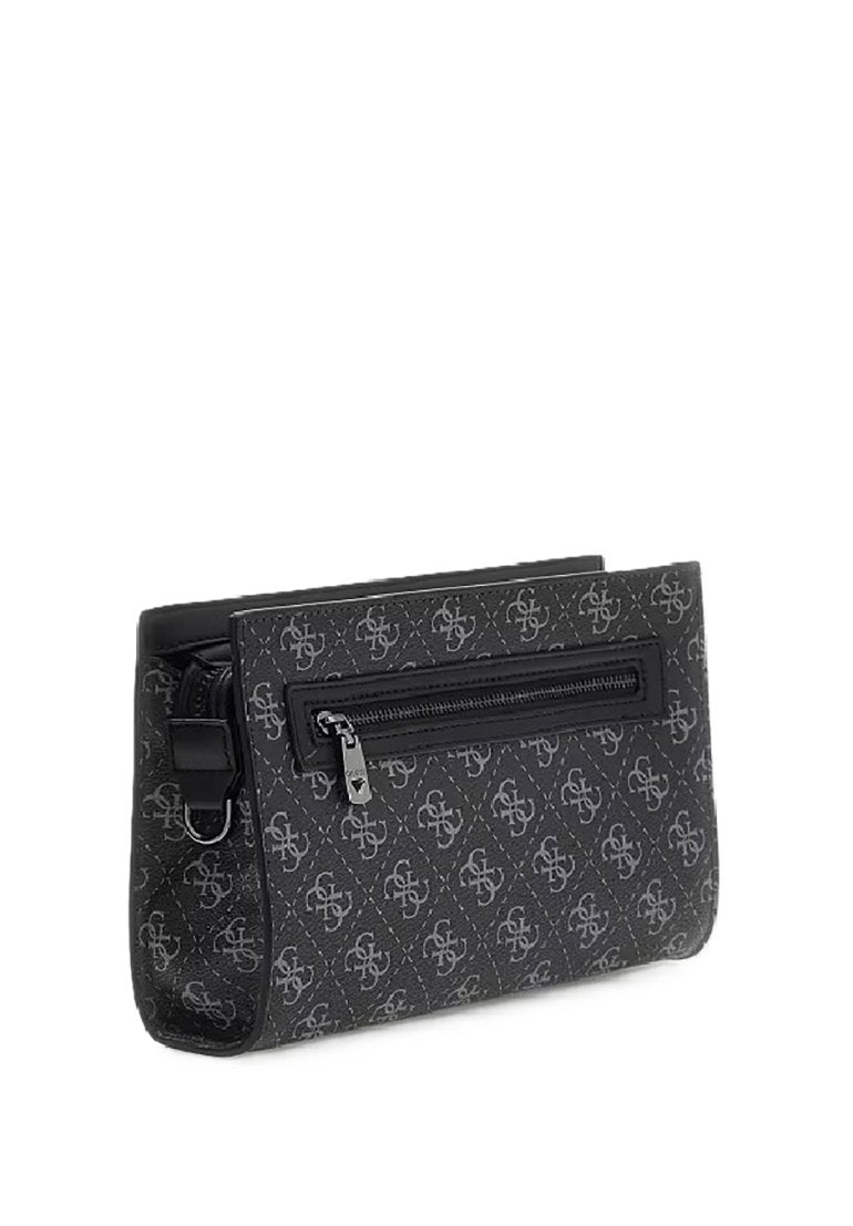 MILANO CROSSBODY TOP ZIP - Cross body bag - dark black