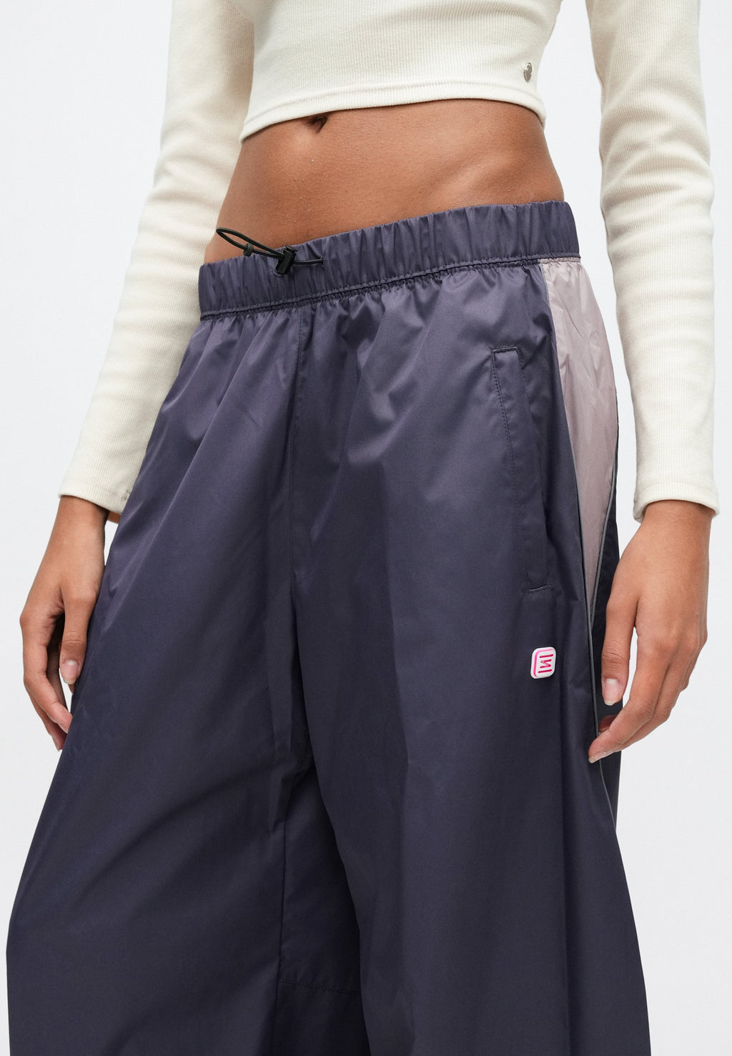 Tracksuit bottoms - dark raisin/violet ore/smoke grey