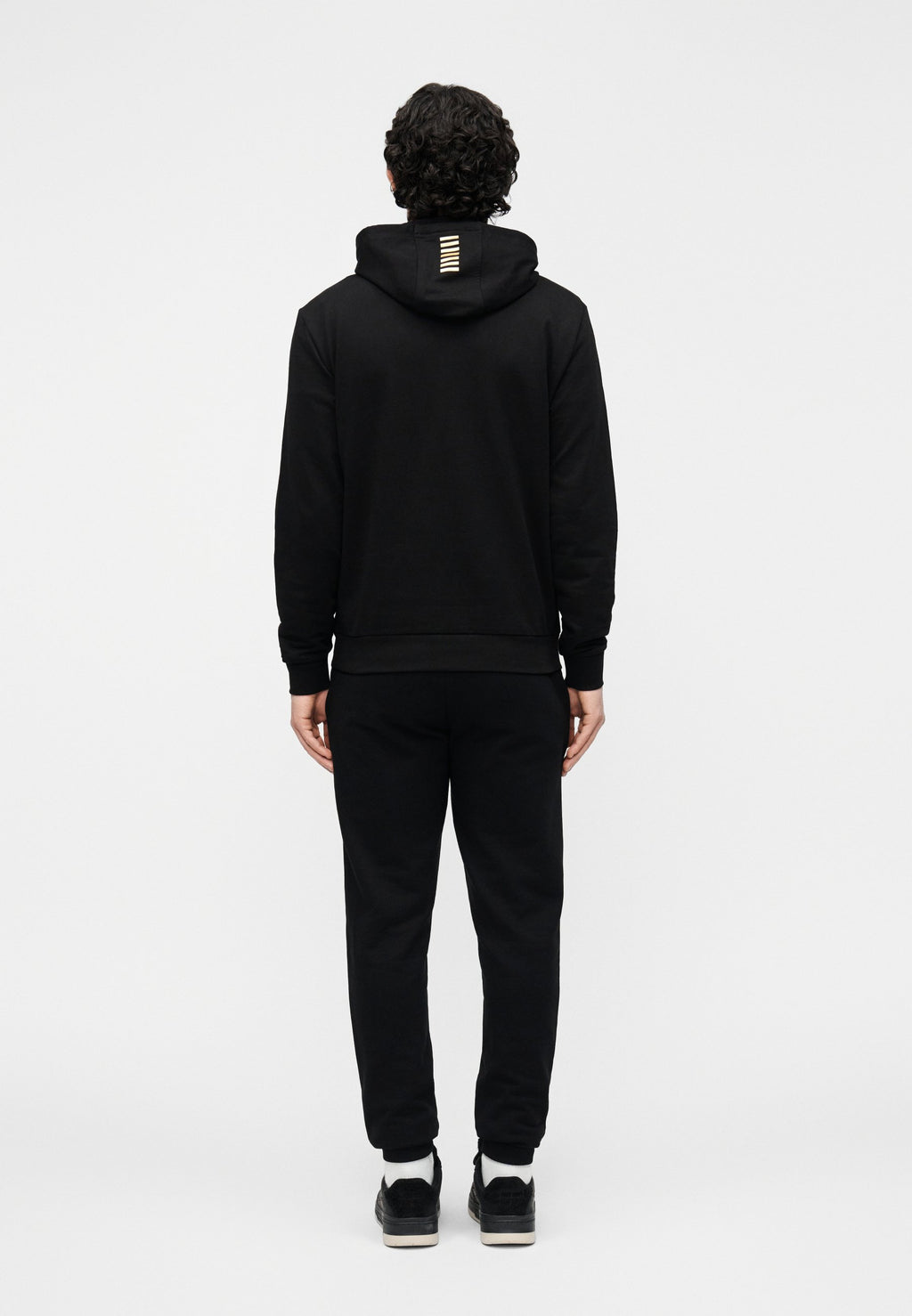 TRAIN CORE HOODIE UNISEX - Hoodie - black/gold-coloured