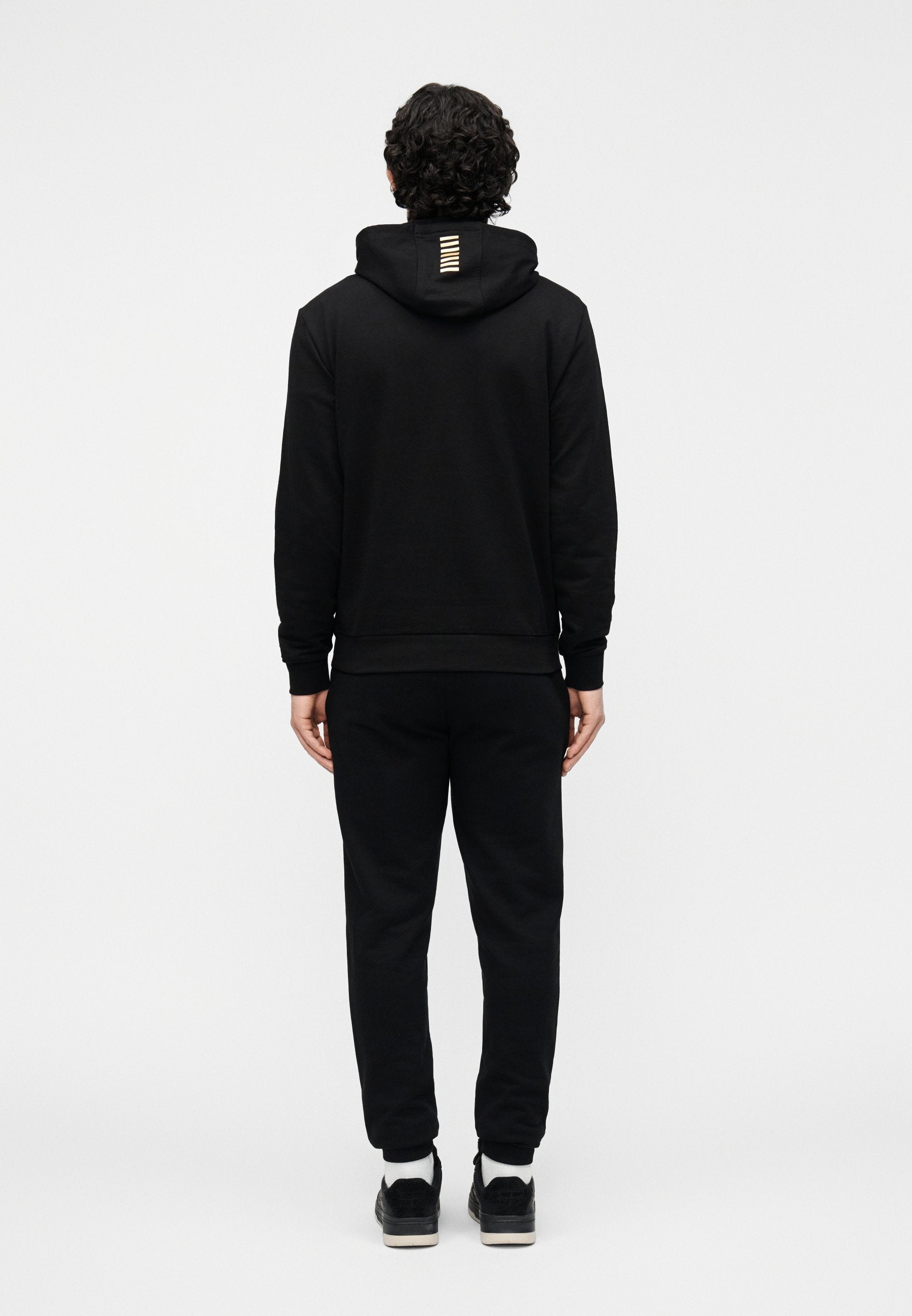 TRAIN CORE HOODIE UNISEX - Hoodie - black/gold-coloured