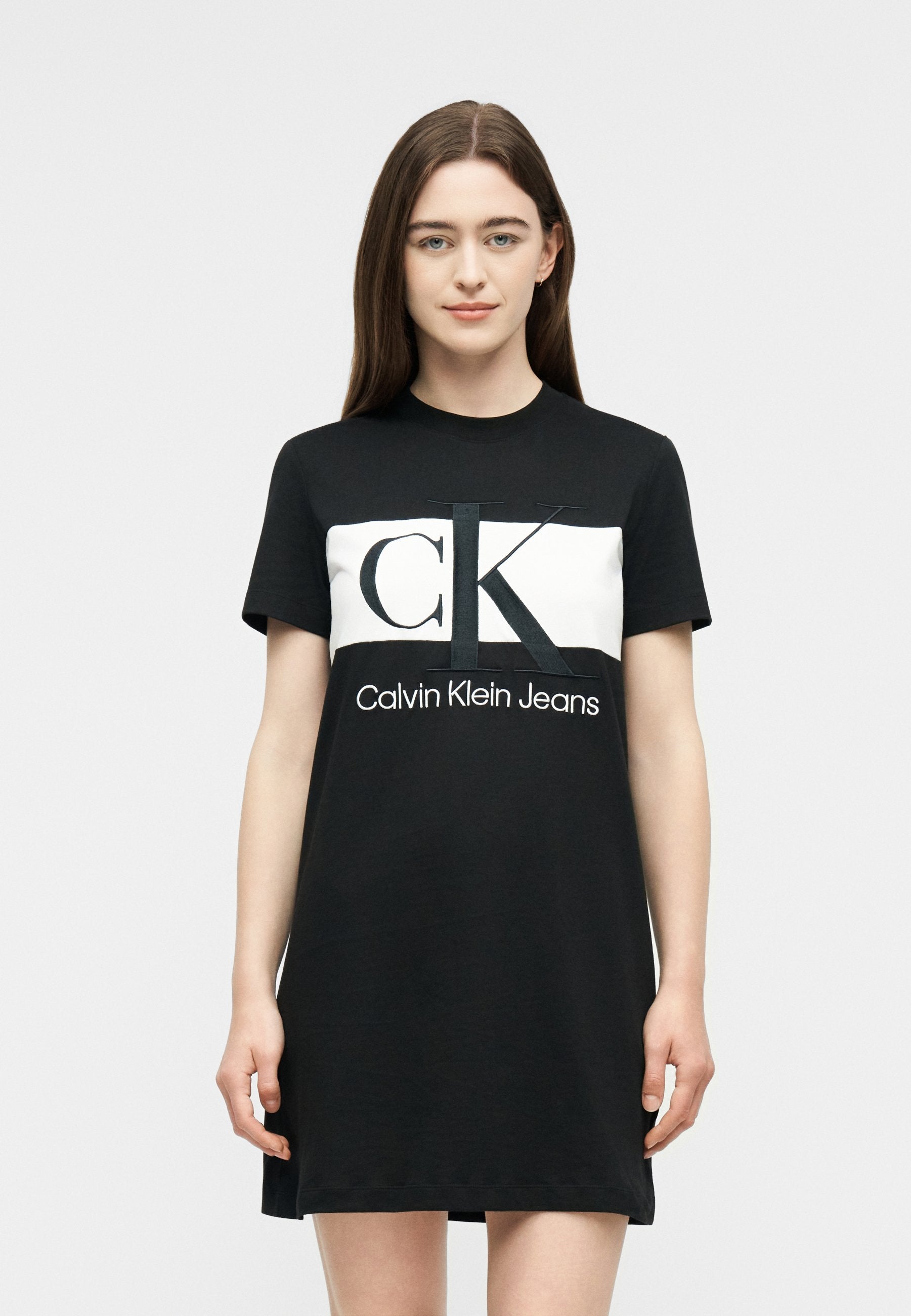 BLOCKING - T-Shirt Dress - black
