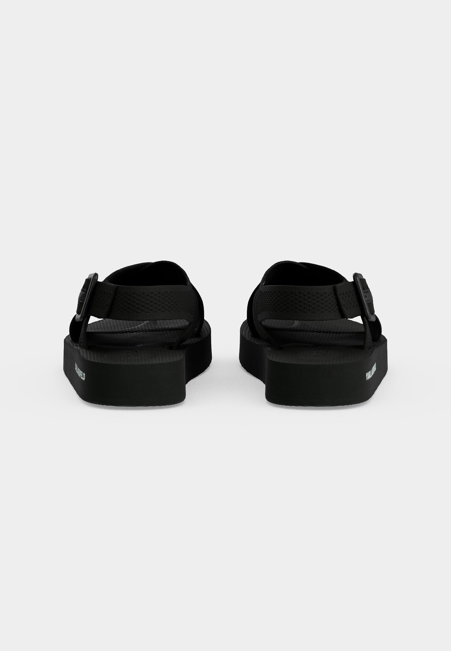 ATLANTIK KROSS STRAP - Sandals - black