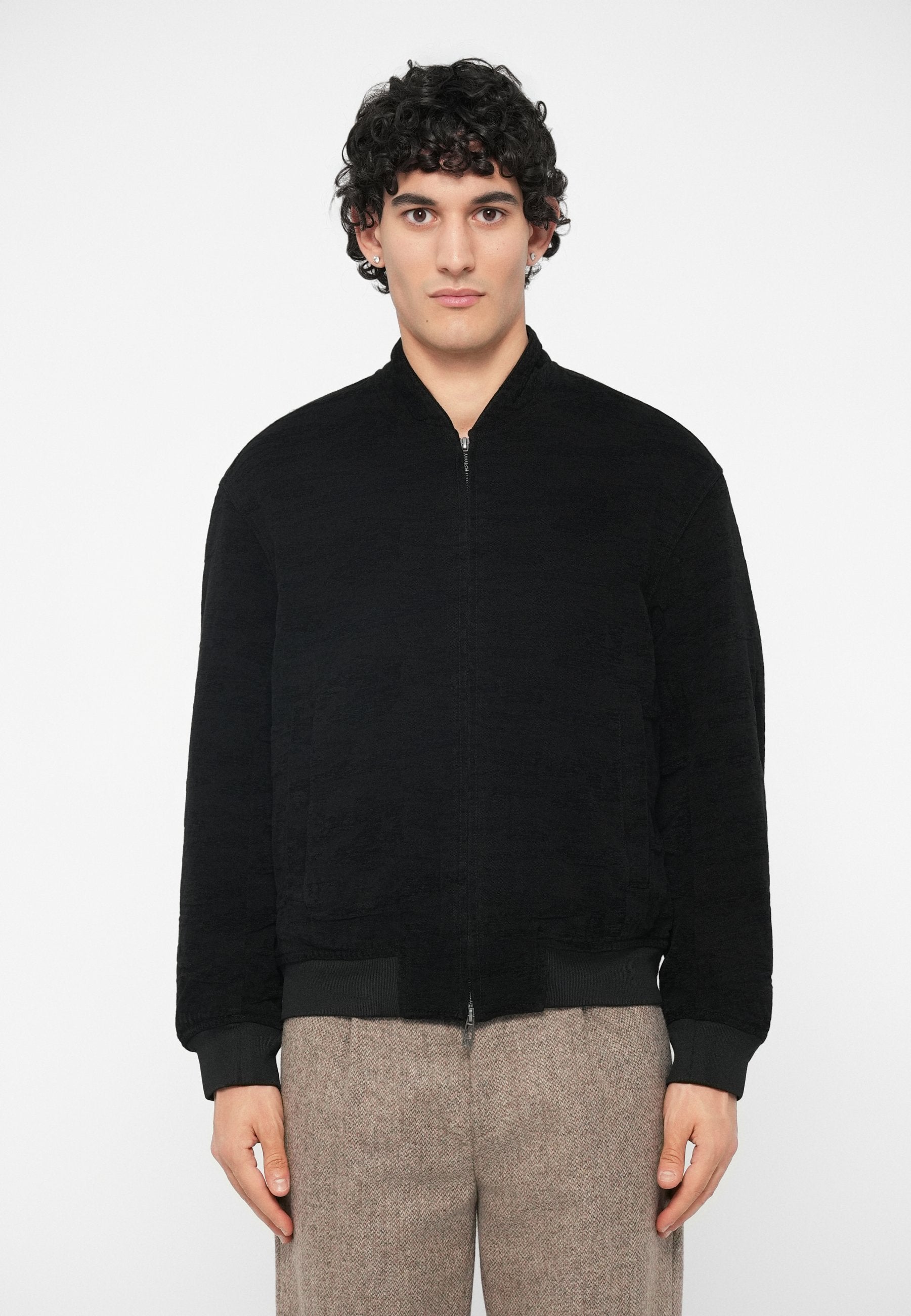 JACKET - Bomber Jacket - black denim