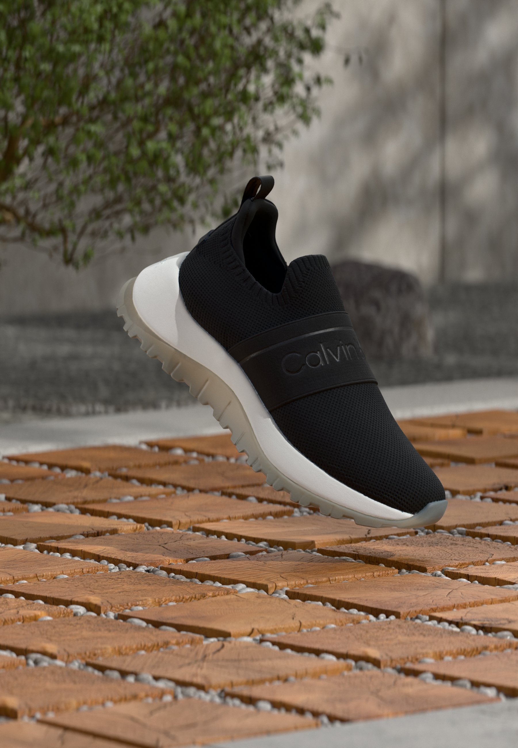 RUNNER SLIP ON - Trainers - black